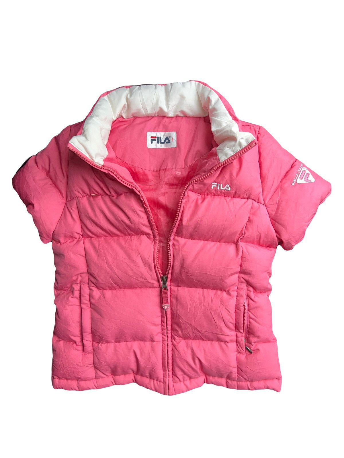 Fila Vintage Y2K Fila puffer top🎀💗👩🏻‍🎤 Size S / US 4 / IT 40 - 3 Thumbnail