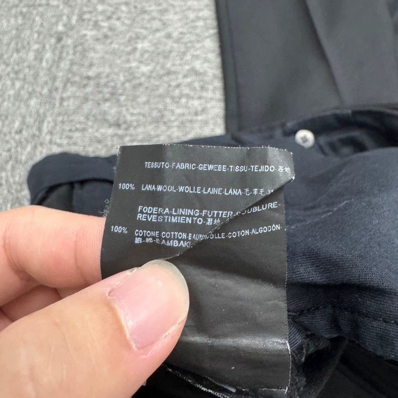 Saint Laurent Paris Saint Laurent Paris size 48 Black wool slacks Size US 32 / EU 48 - 4 Thumbnail