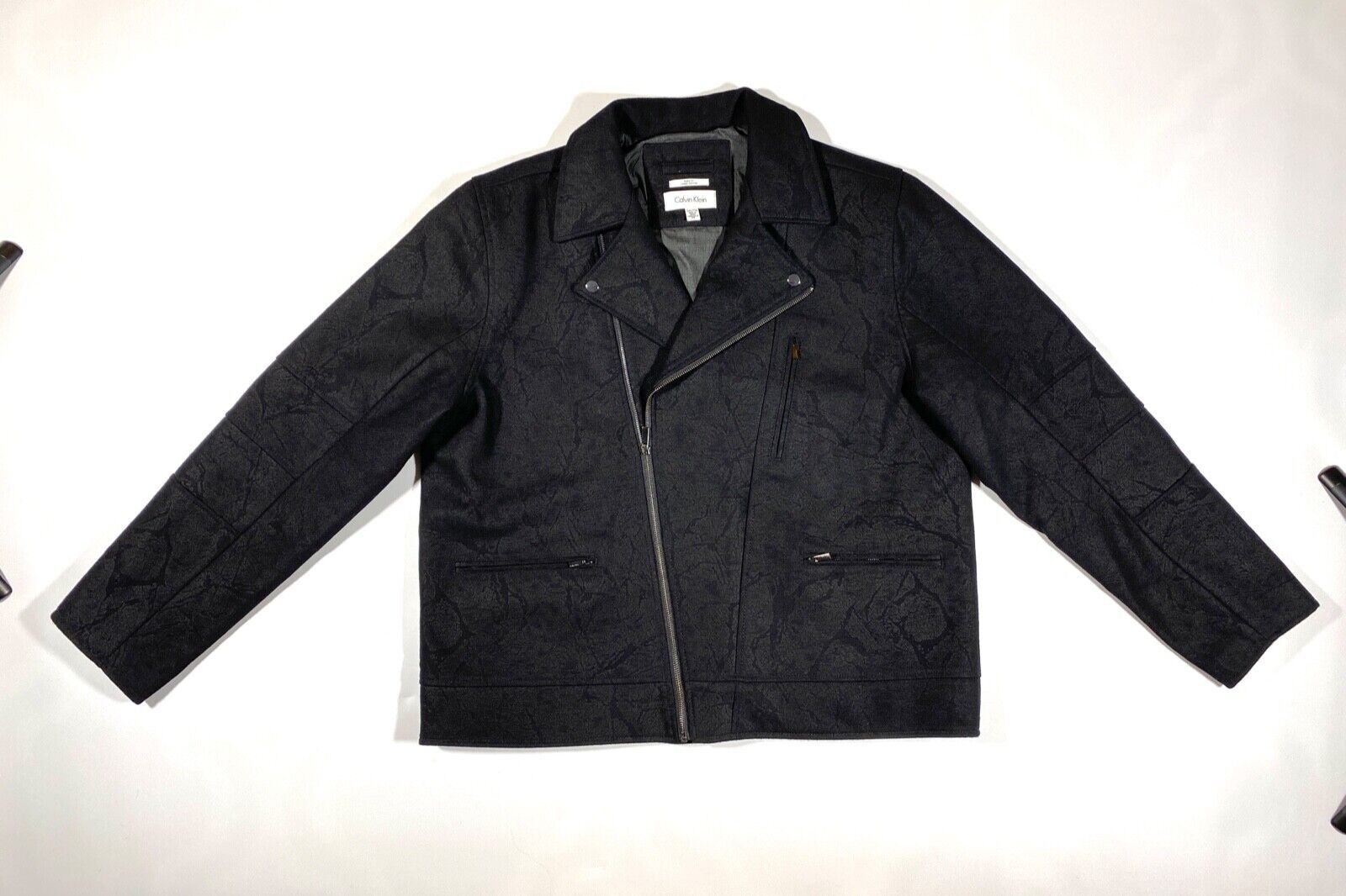Calvin Klein calvin klein wool jacket pattern moto style Size US XXL / EU 58 / 5 - 1 Thumbnail