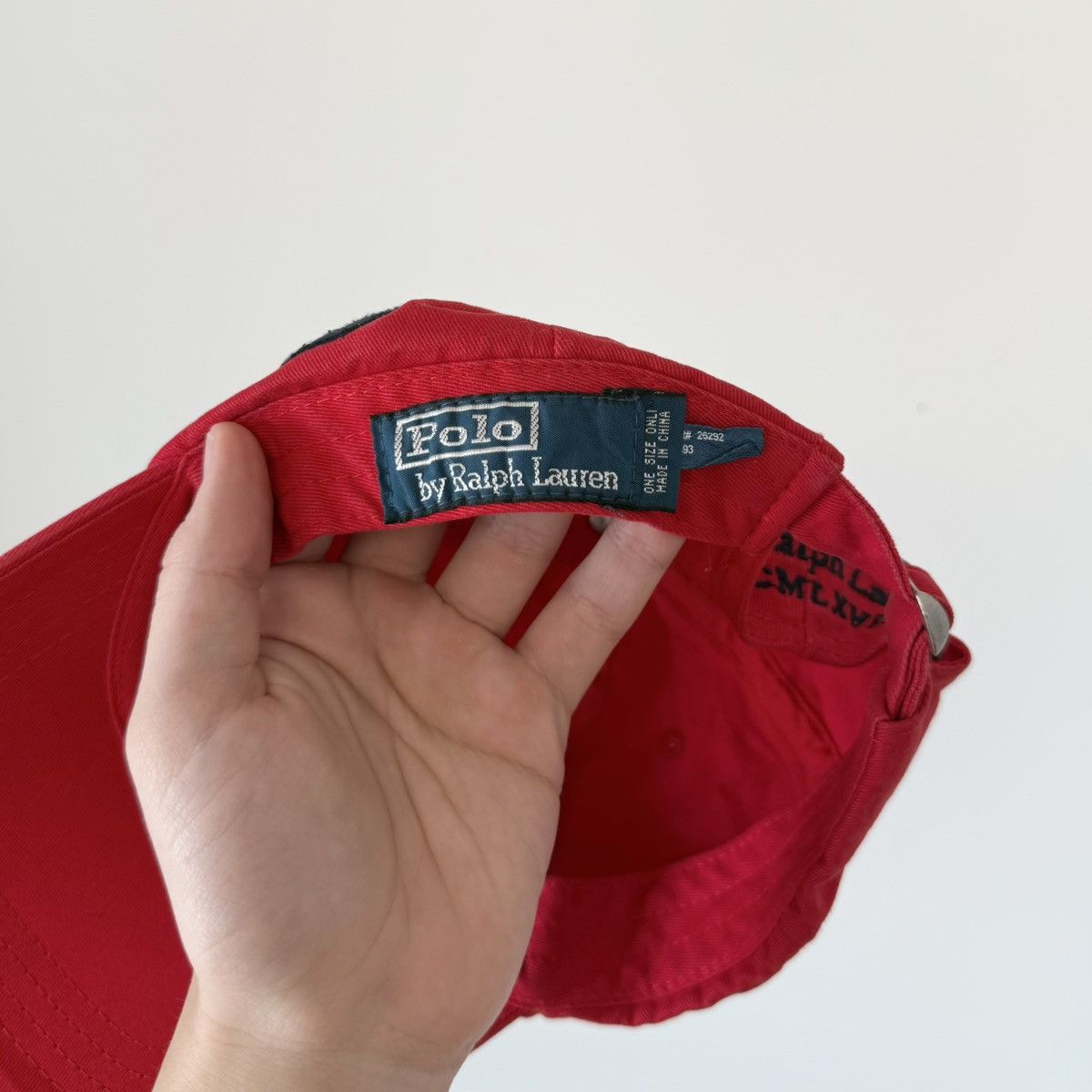Polo Ralph Lauren Vtg 2000s Polo Ralph Lauren Big Pony #3 Baseball Hat Y2K Size ONE SIZE - 7 Thumbnail