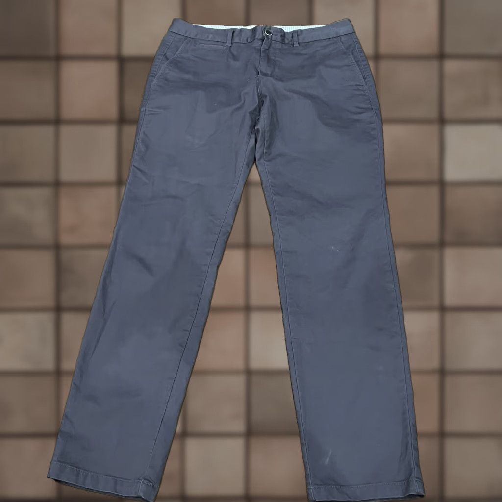 Vintage Perk Slim Fit + Stretch 33x32 Grey Pants Chinos Size US 33 - 1 Thumbnail