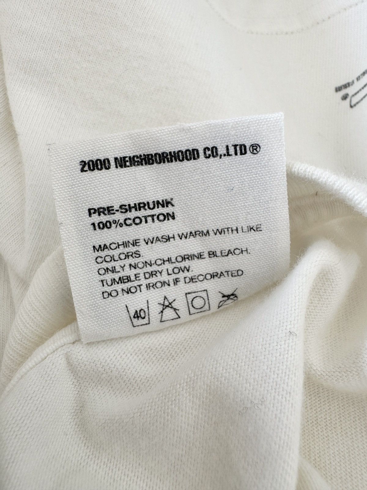 Neighborhood NEIGHBORHOOD Japan Spell Out Logo T-Shirt Size US L / EU 52-54 / 3 - 7 Thumbnail