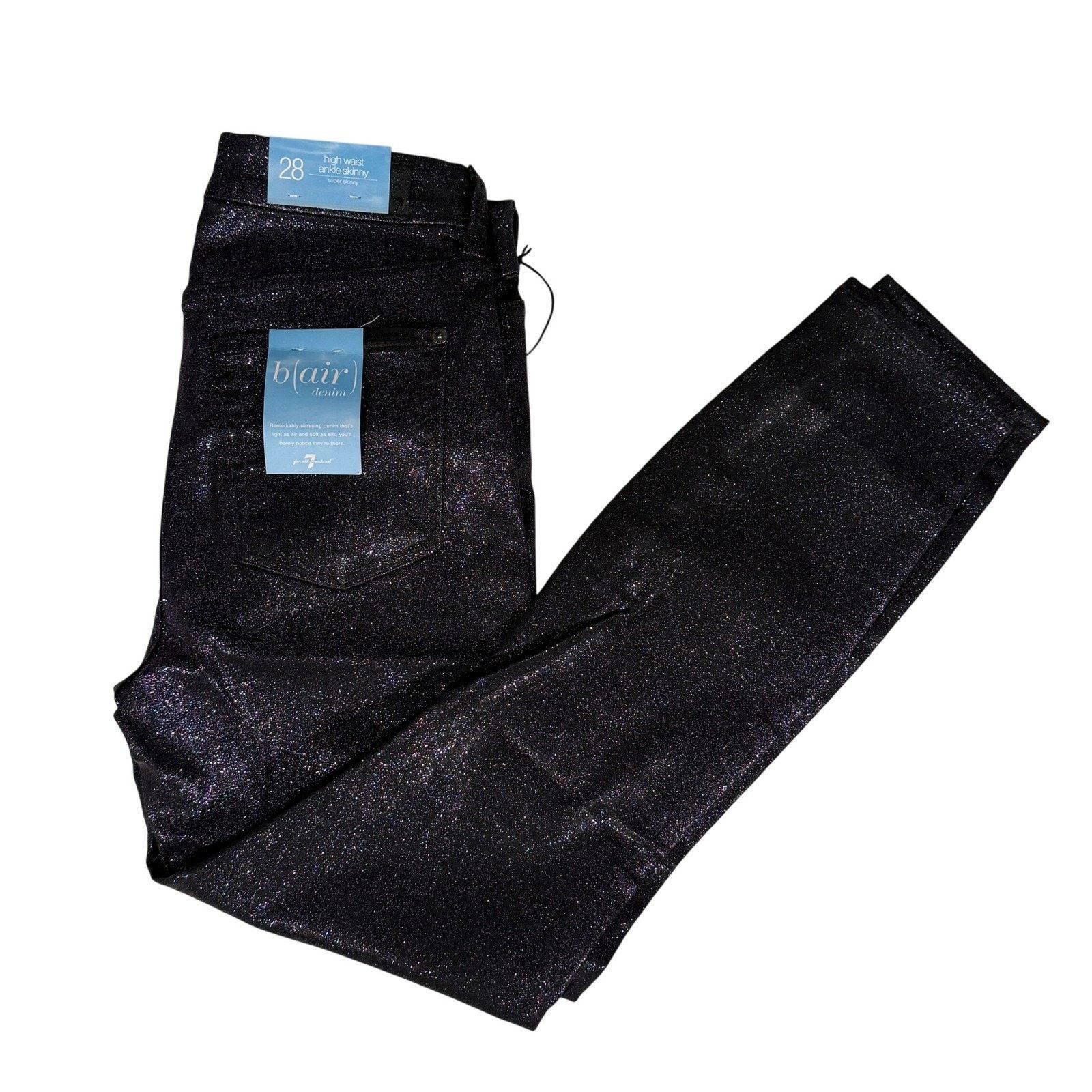 7 For All Mankind 7 For All Mankind High Waist Ankle Skinny Jeans Size 28 Size 28" / US 6 / IT 42 - 4 Thumbnail