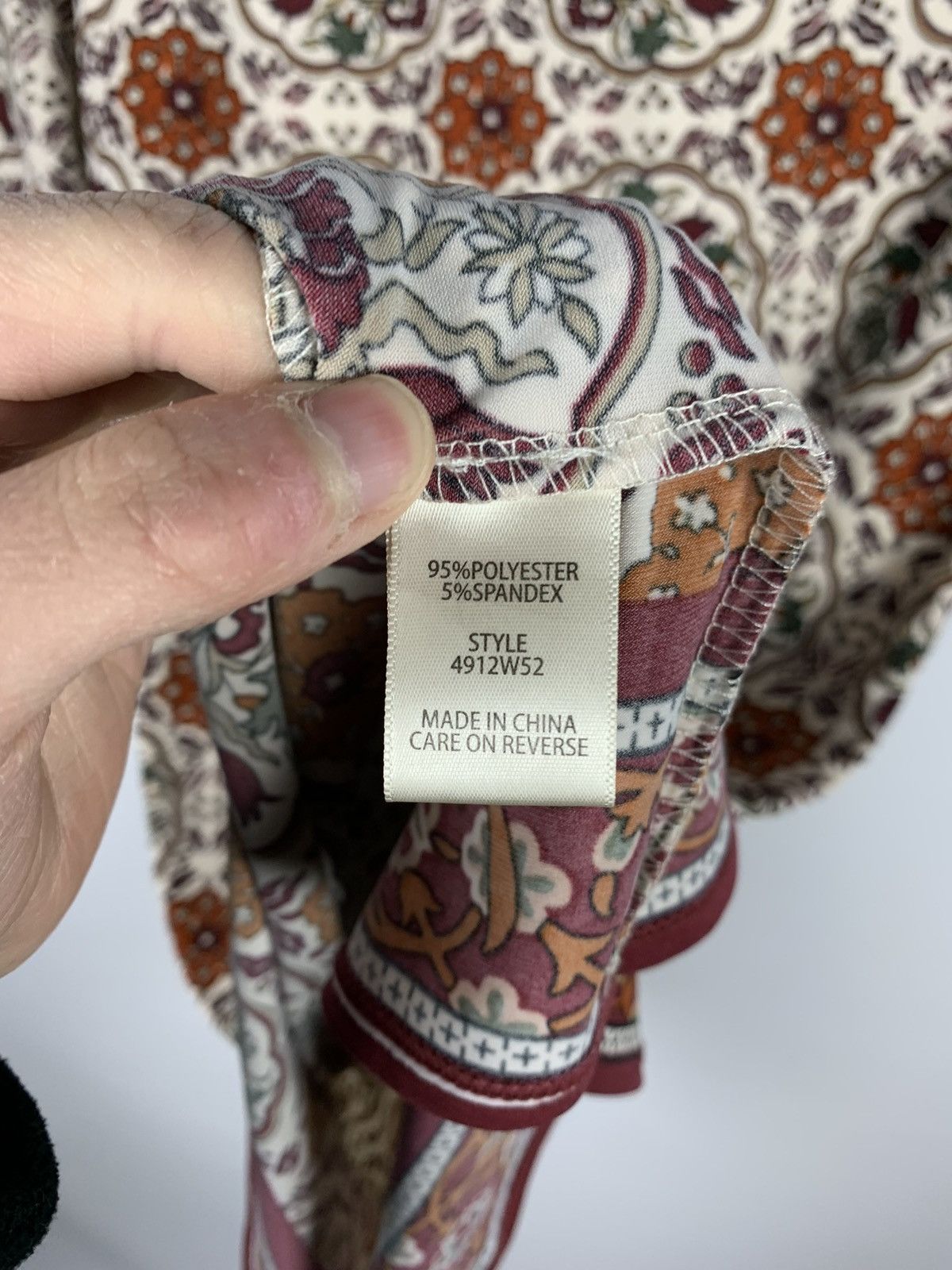 Max Mara Max Studio Paisley Pattern Midi Knee Length Dress Size XL Size XL / US 12-14 / IT 48-50 - 10 Thumbnail