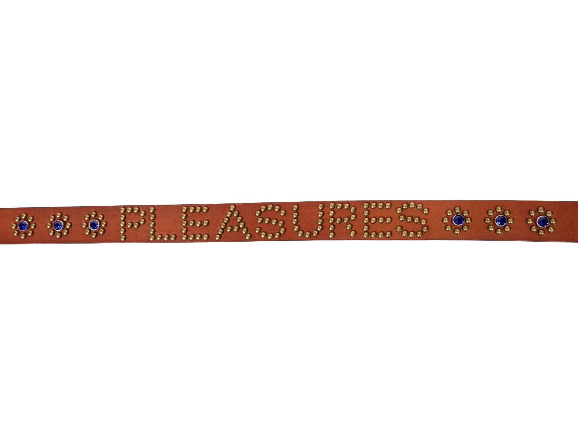 Pleasures STUDDED BELT IN BROWN Size ONE SIZE - 4 Thumbnail