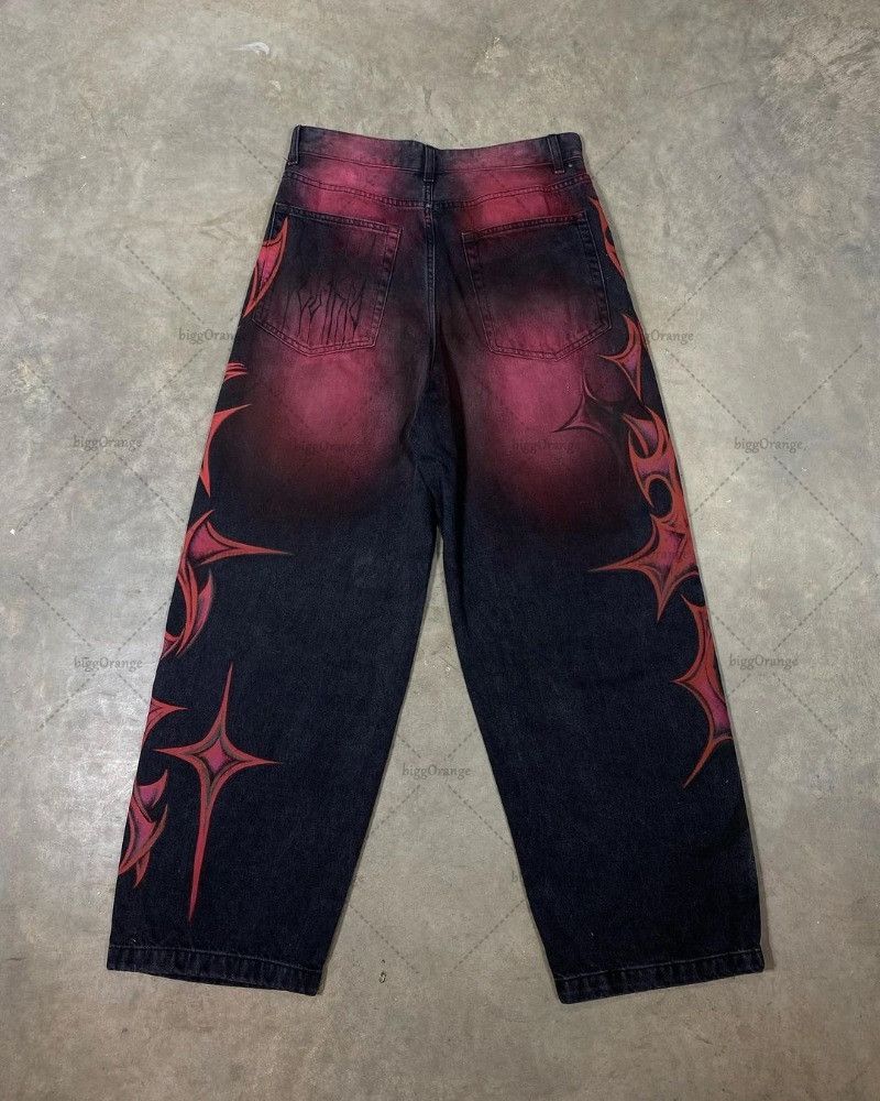 Designer × Japanese Brand Goth Punk Baggy Jean Size US 38 / EU 54 - 2 Thumbnail