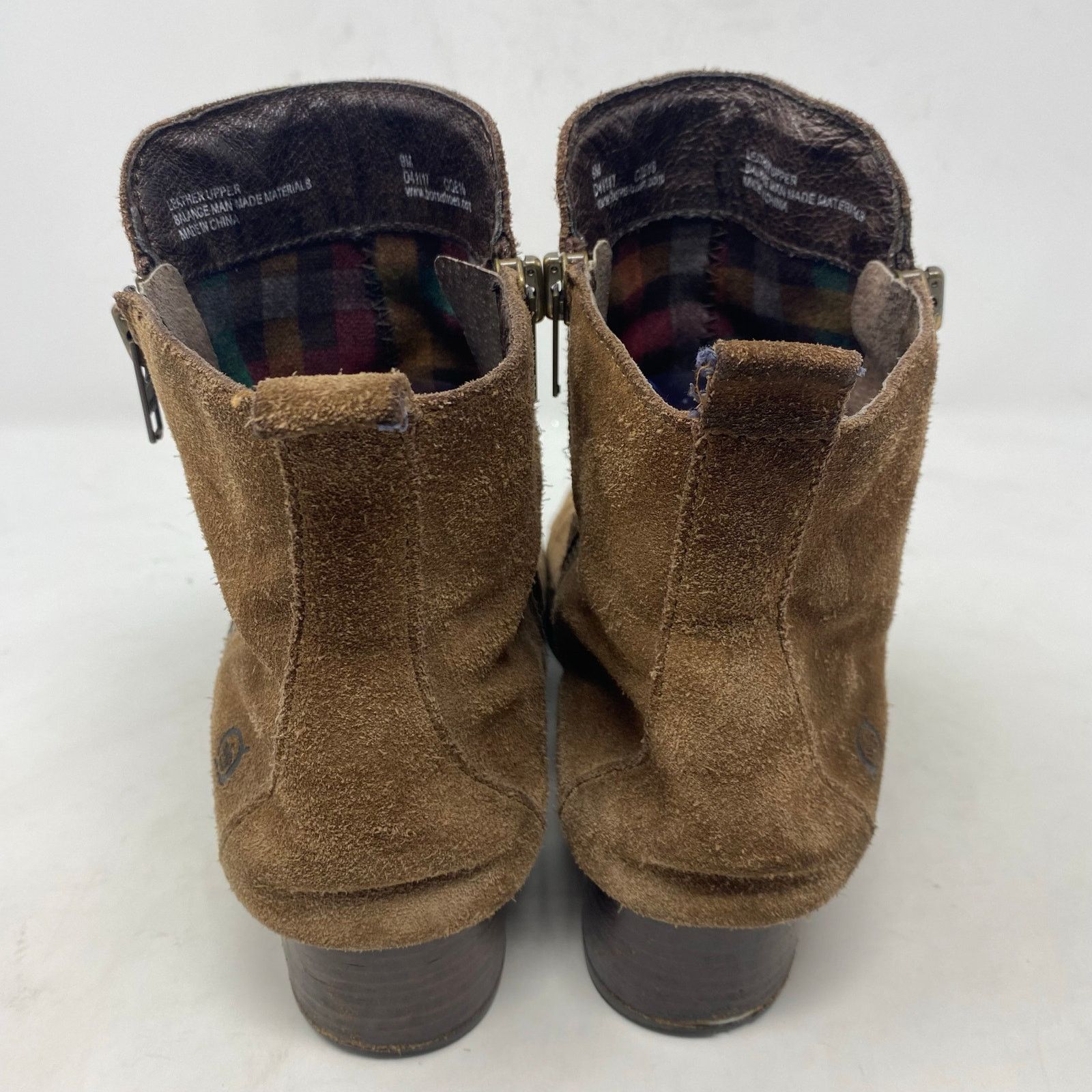 Born Born Landa Ankle Boots Brown Suede Western Bootie Size 9 Size US 9 / IT 39 - 5 Thumbnail