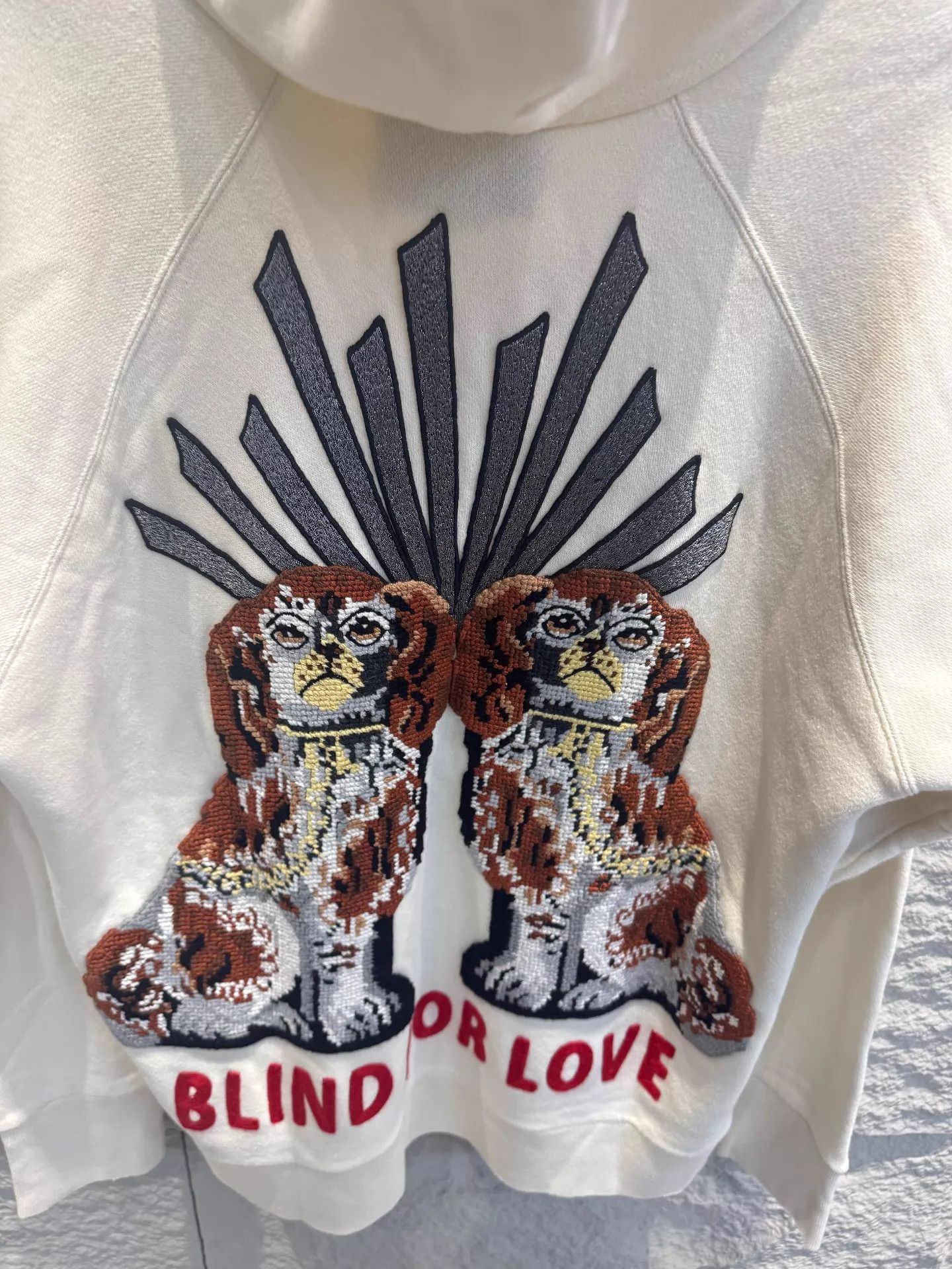 Gucci GUCCI SS23 Beige Women's Oversize Hoodie M Dog & BLIND LOVE Size M / US 6-8 / IT 42-44 - 3 Thumbnail