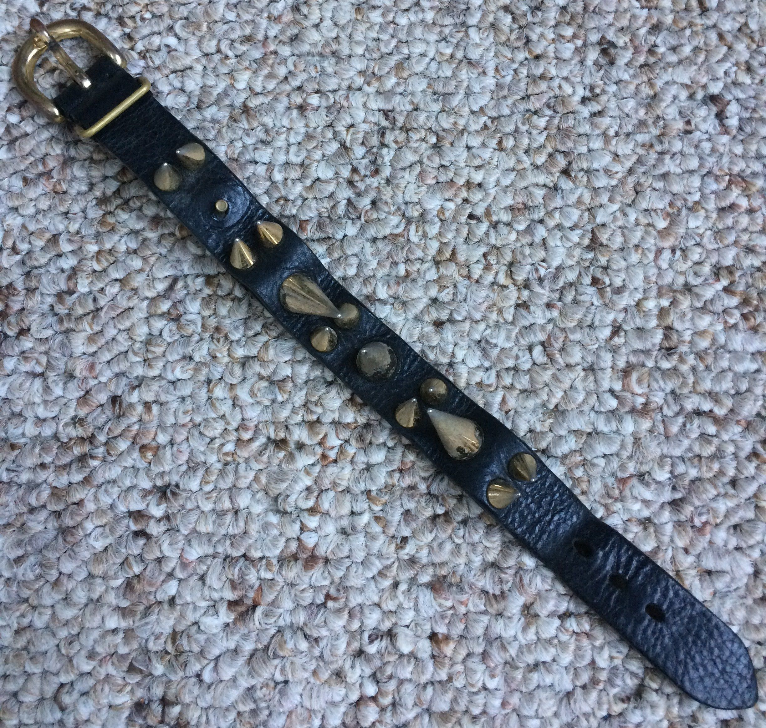 Undercover Undercover Studded Spiked Leather Bracelet Size ONE SIZE - 3 Thumbnail