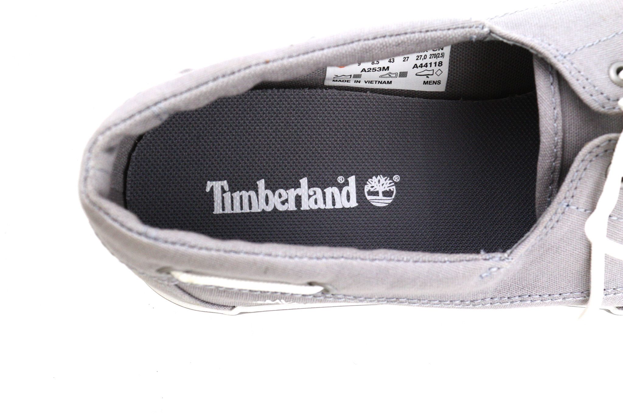 Timberland A253M-A44118 EU43/44 Grey Textile Low-Top Loafers 81135 Size US 10.5 / EU 43-44 - 10 Thumbnail