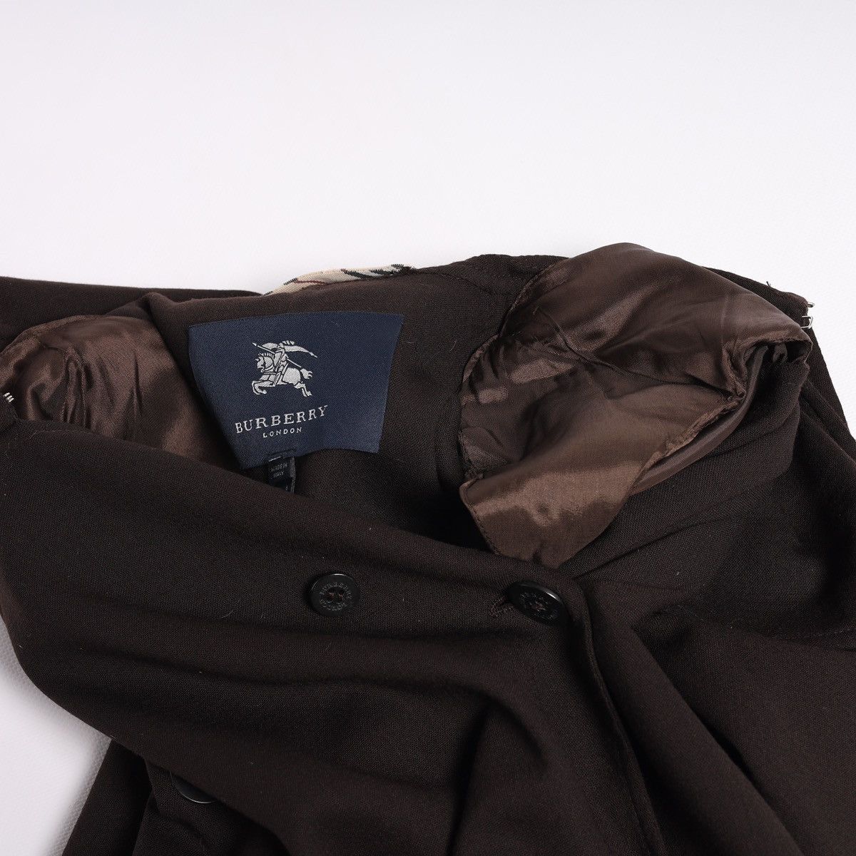 Burberry Burberry London Wool Elastane Light Trench Coat Vintage Size S / US 4 / IT 40 - 20 Thumbnail