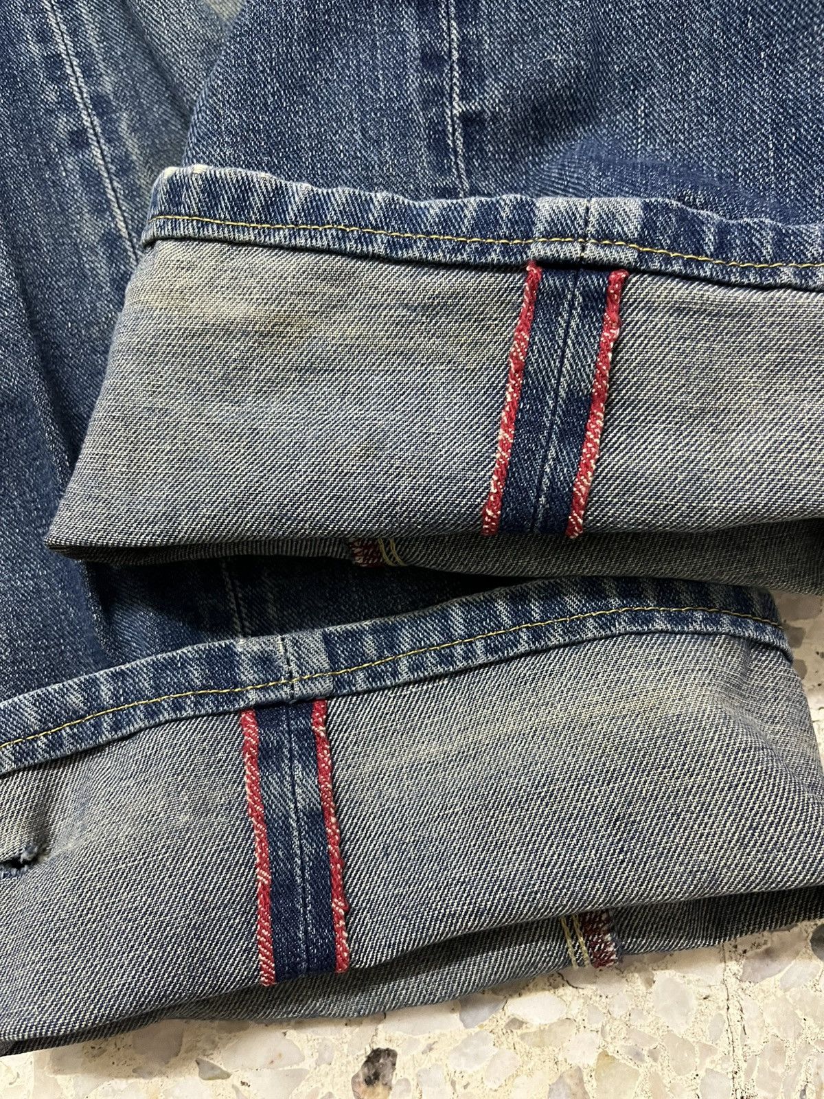 Vintage Vintage HR market redline selvedge distressed denim Size US 32 / EU 48 - 10 Thumbnail