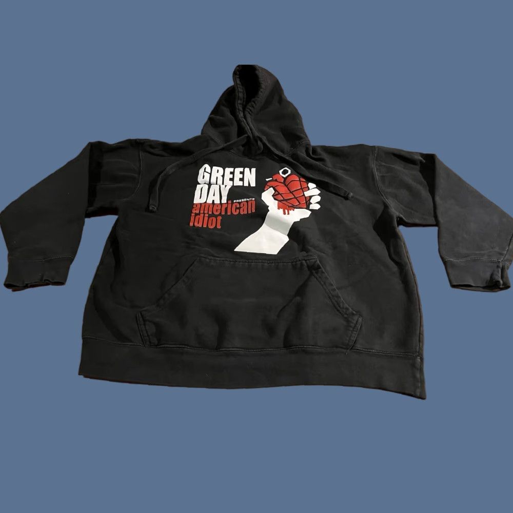 Vintage VINTAGE Green Day American Idiot Hoodie Men’s Large Black Y2K Size US L / EU 52-54 / 3 - 1 Thumbnail
