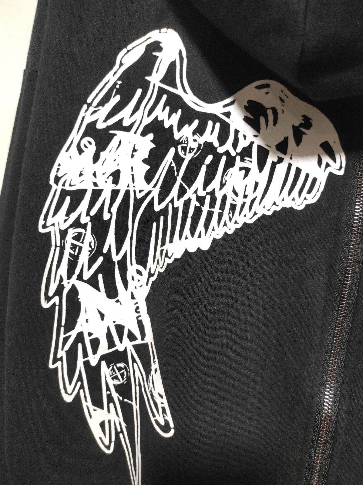 Japanese Brand Nier Clouting wings back zip fur hoodie LGB style Size US XL / EU 56 / 4 - 14 Thumbnail