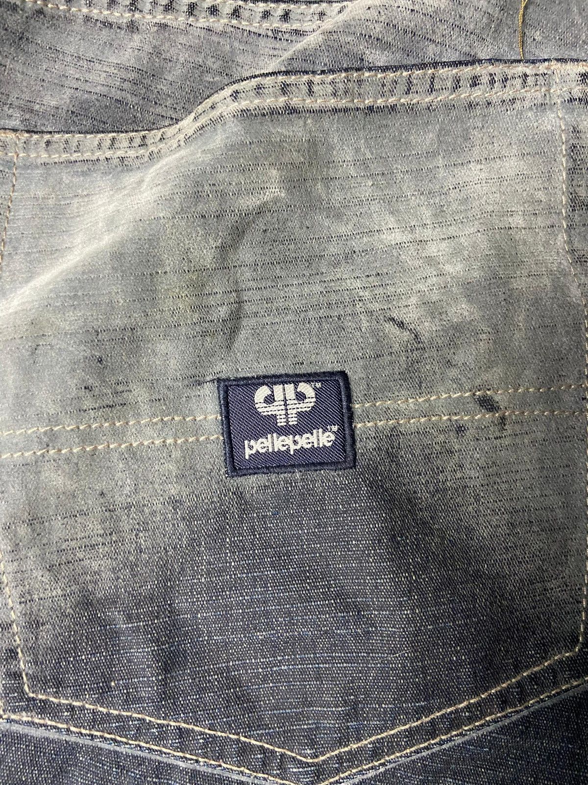 Pelle Pelle Vintage Pelle Pelle Damaged Baggy Jeans (165) Size US 36 / EU 52 - 4 Thumbnail