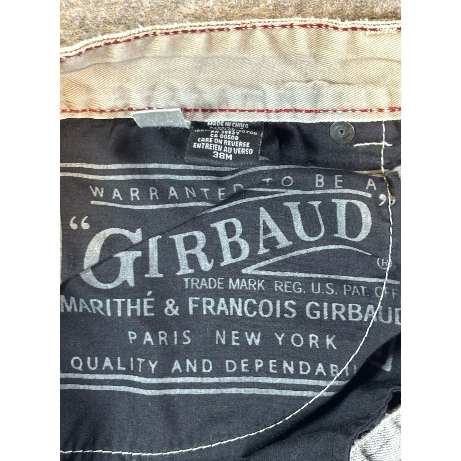 Vintage VINTAGE Girbaud Jeans Gray Men's 38M 38x32 Denim 5-Pocket Baggy Relaxed 90s Pocketed Logo France China Jeans Mens Gray 38x32 Size US 38 / EU 54 - 4 Thumbnail