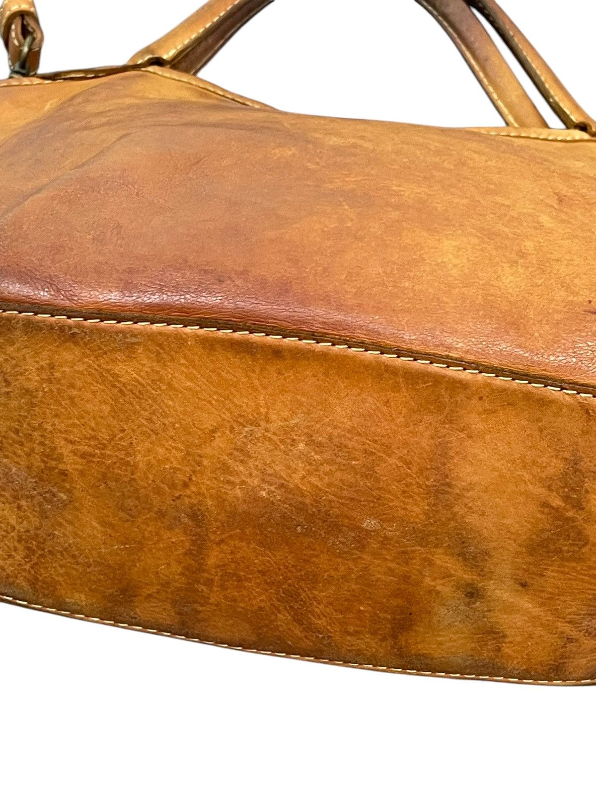 Genuine Leather Full Leather Patina Peaks Peak Japan Tote Shoulder Bag 1🟩6 Size ONE SIZE - 17 Thumbnail