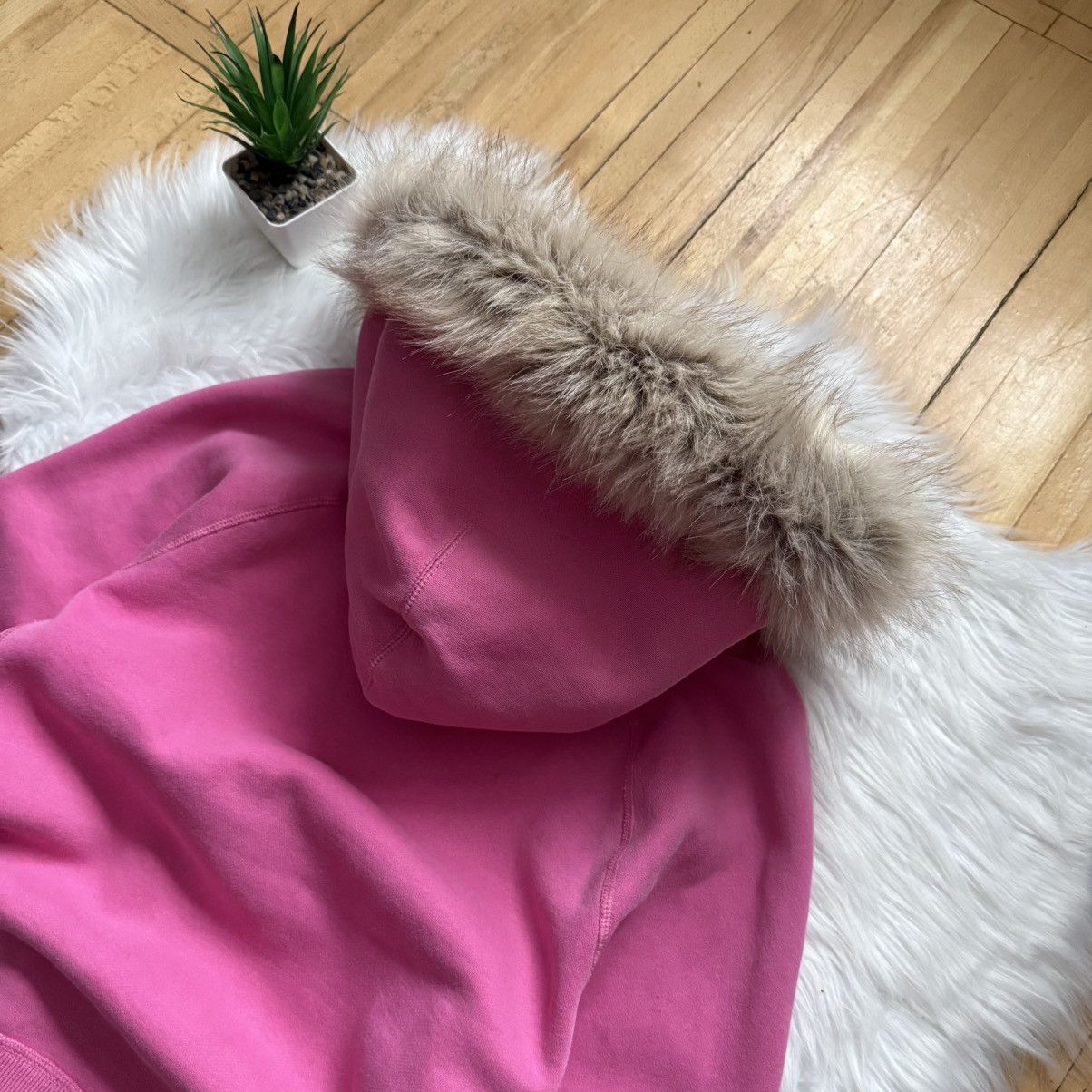 Abercrombie & Fitch 📌 Crazy Cute Vintage Abercrombie & Fitch Y2K Faux Fur Hoodie Size S / US 4 / IT 40 - 14 Thumbnail