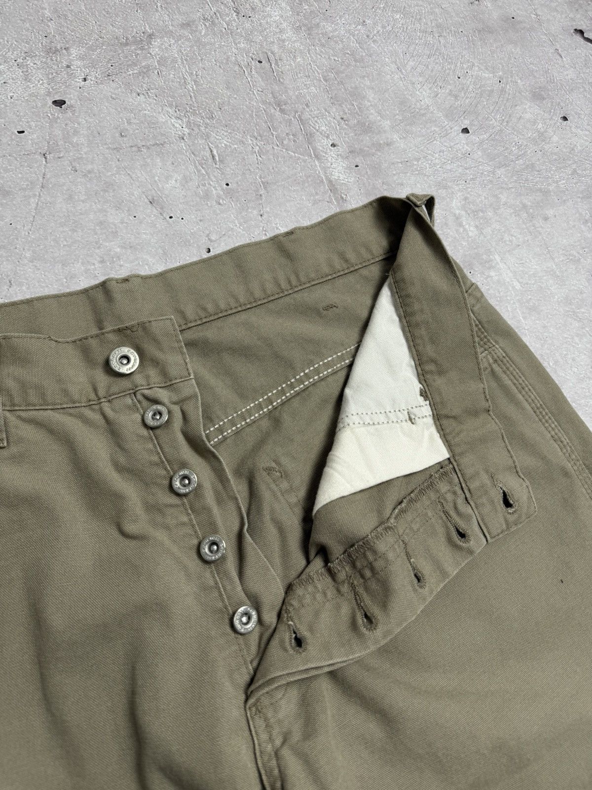 Carhartt × Vintage Vintage Carhartt Beige Staff Pants Size US 32 / EU 48 - 12 Thumbnail
