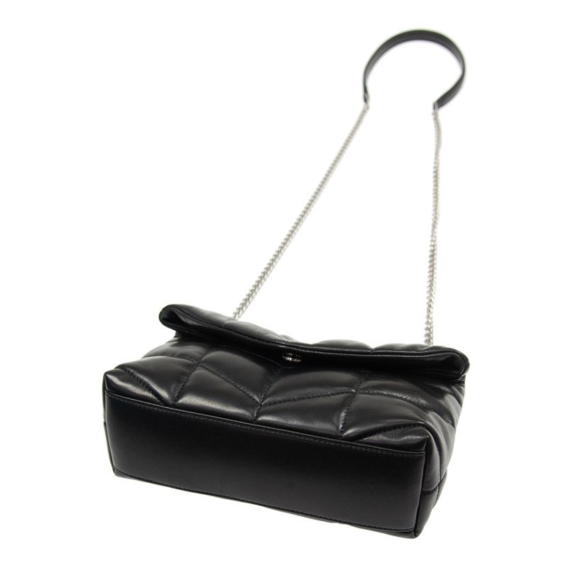 Saint Laurent Paris o1s1wg110124 Puffer Toy Bag in Quilted Lambskin in Black Size ONE SIZE - 5 Thumbnail