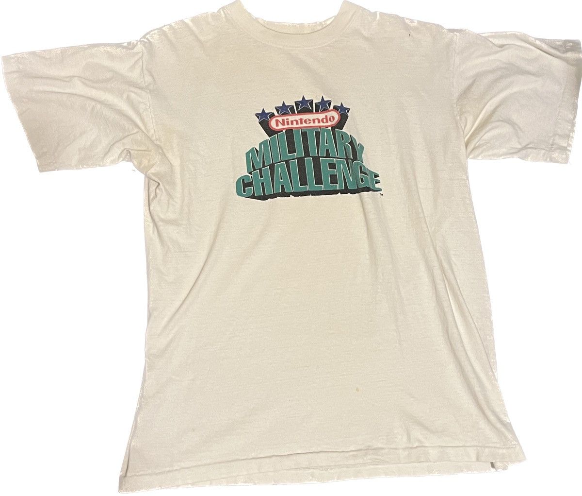Vintage Nintendo ‘Military Challenge’ T-shirt