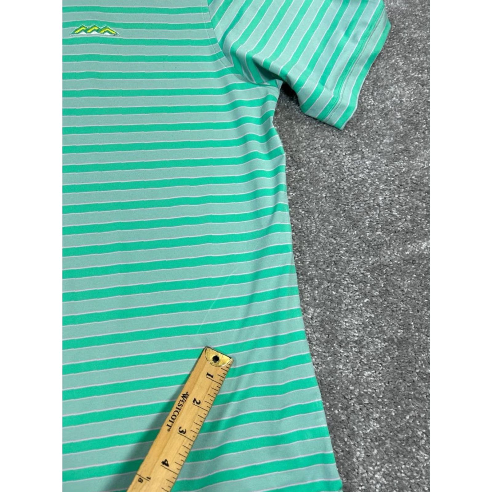Peter Millar Peter Millar Shirt Mens Large Green Pink Summer Comfort Golf Logo Polo Size US L / EU 52-54 / 3 - 7 Thumbnail