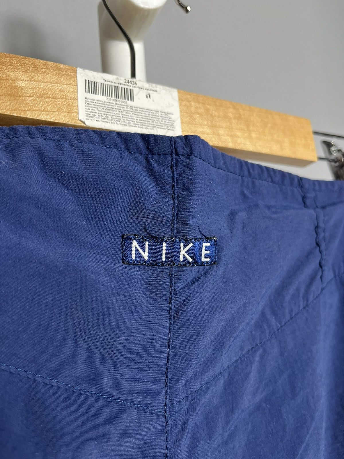 Other Vintage drill Nike pants y2k leggins 90s blue Size US 32 / EU 48 - 3 Thumbnail