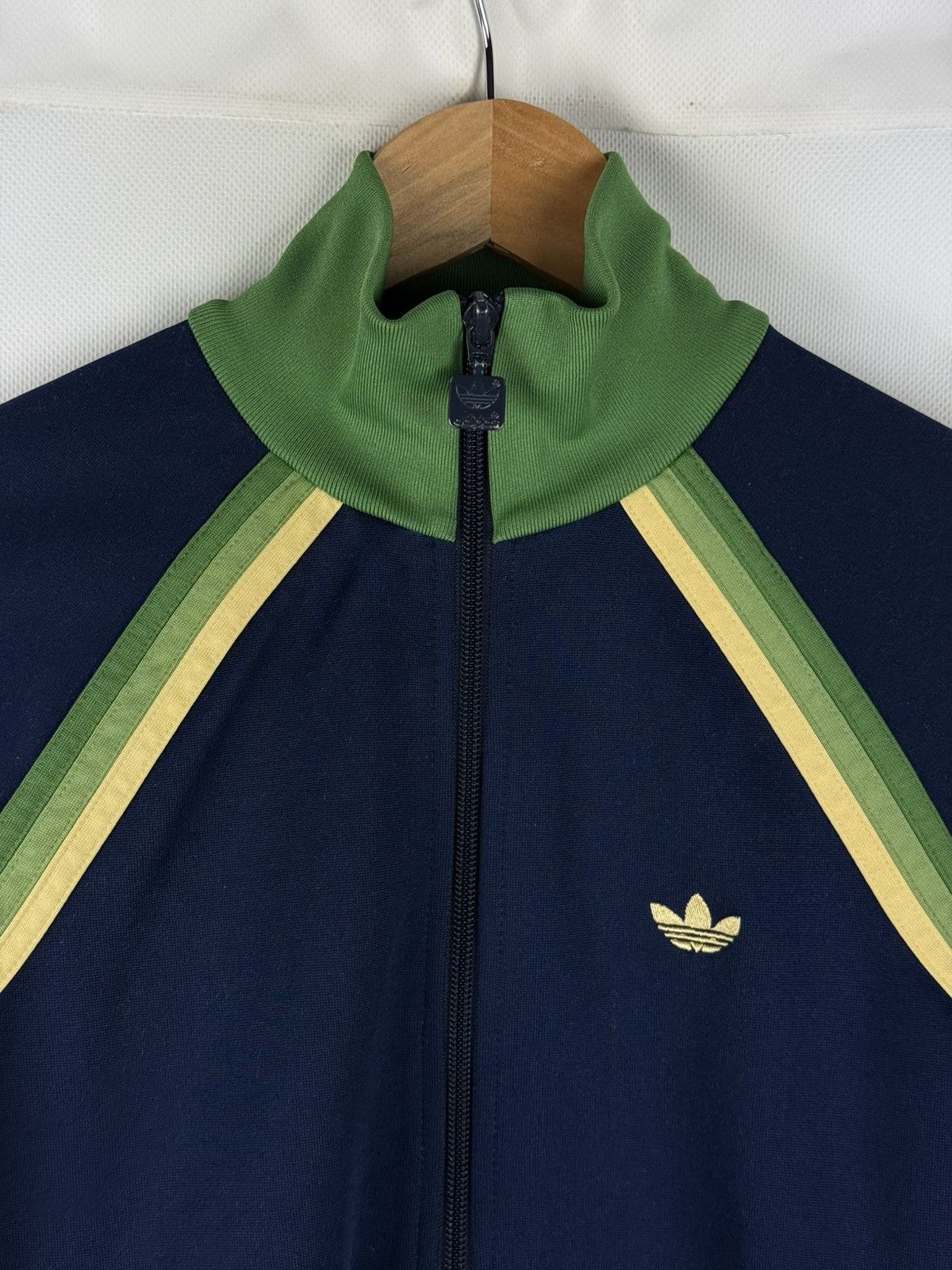 Adidas Adidas Originals VTG Trefoil Logo Full ZipTrack Top Jacket Size S / US 4 / IT 40 - 8 Thumbnail