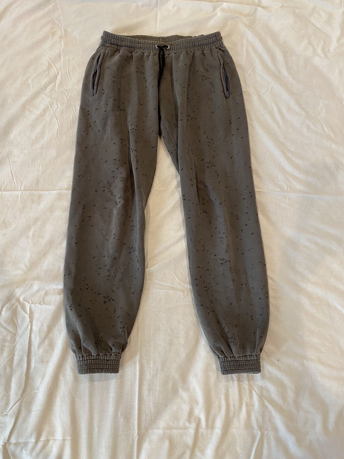 Undercover Aw02 witches cell division all over cross sweatpants Size US 32 / EU 48 - 1 Thumbnail