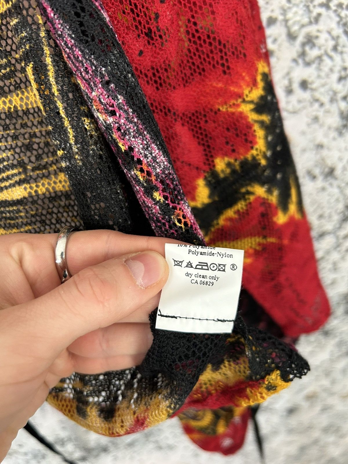 Other Vintage 90s Archival Avant-garde Knit Sweater Wool France Size L / US 10 / IT 46 - 6 Thumbnail