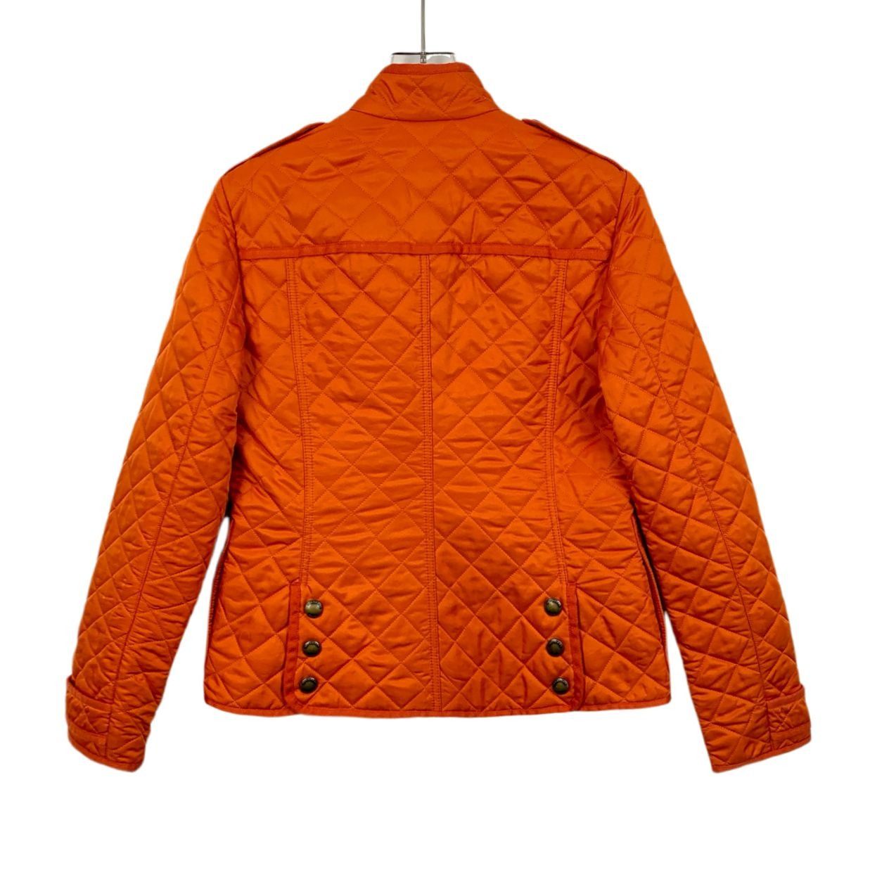 Burberry Burberry Brit Orange Quilted Jacket Size S Cotton/Polyester Size S / US 4 / IT 40 - 8 Thumbnail