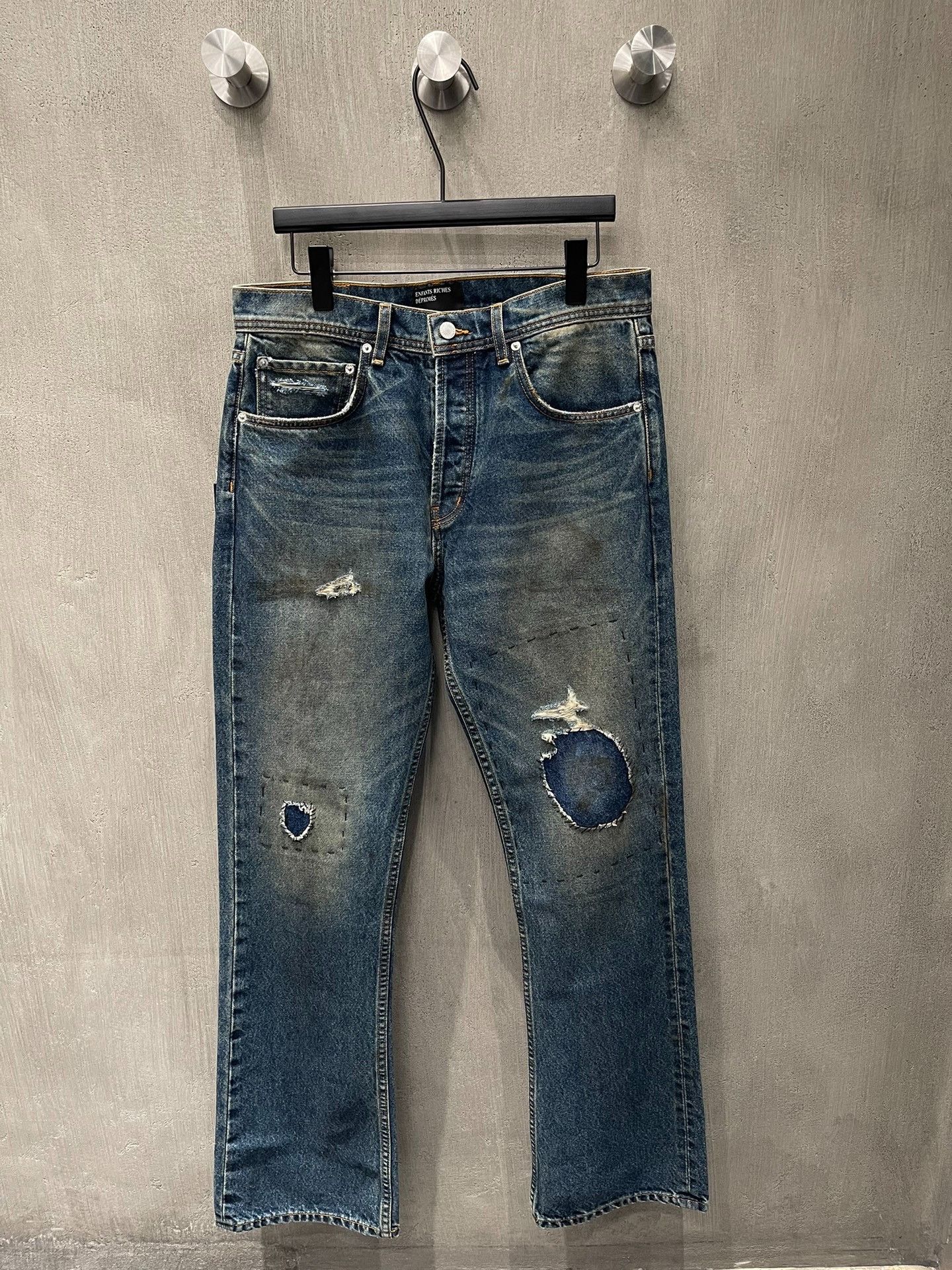 Enfants Riches Deprimes Enfants Riches Deprimes 24 FW New Burnt Mud Patched Washed Size US 32 / EU 48 - 1 Thumbnail