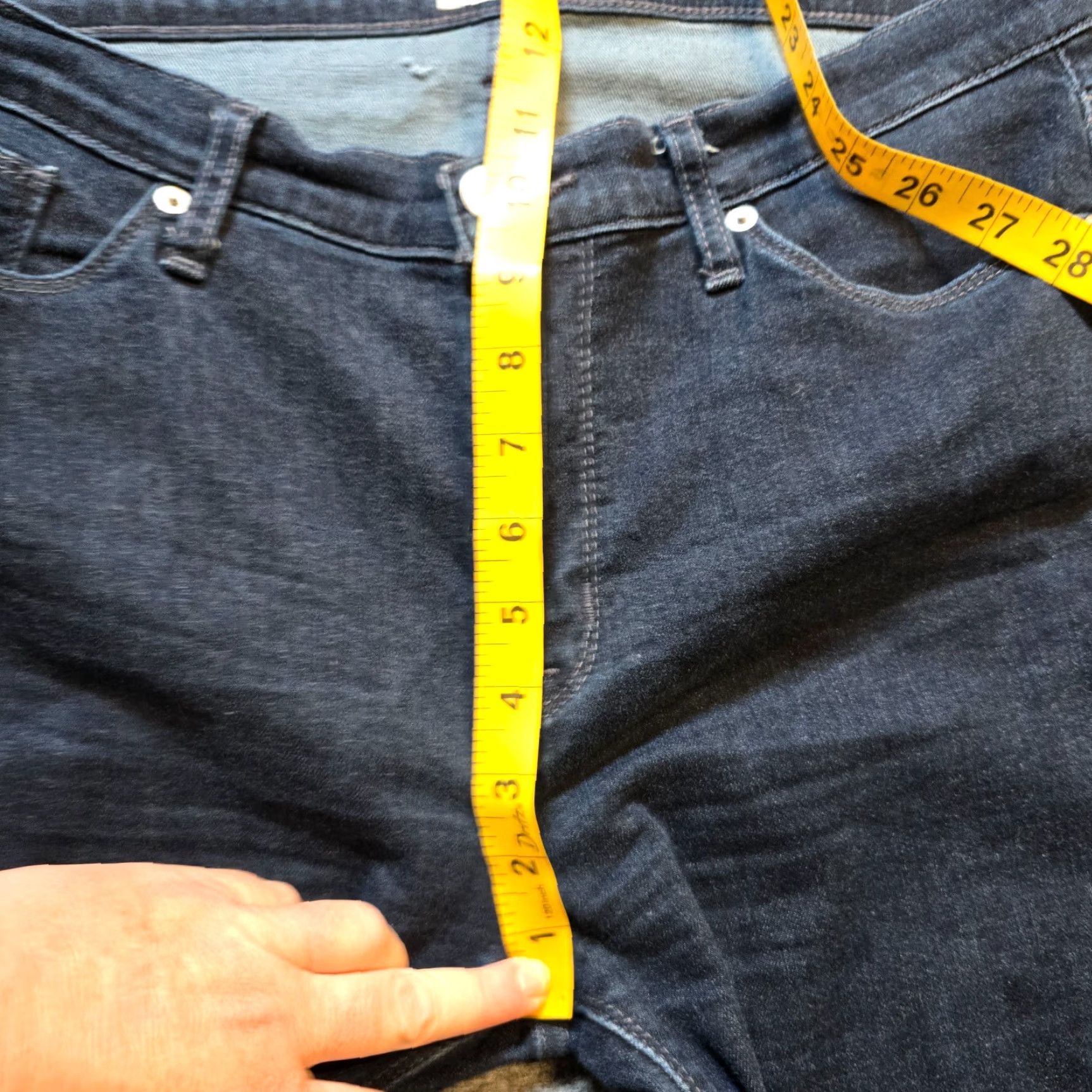 Hudson Hudson Jeans Womens 31 Raw Hem Bootcut Crop Natalie Midrise Denim Jeans Blue 5-Pocket Regular Stretch Vintage: No (If not vintage) Size 24" / US 00 / IT 34 - 7 Thumbnail