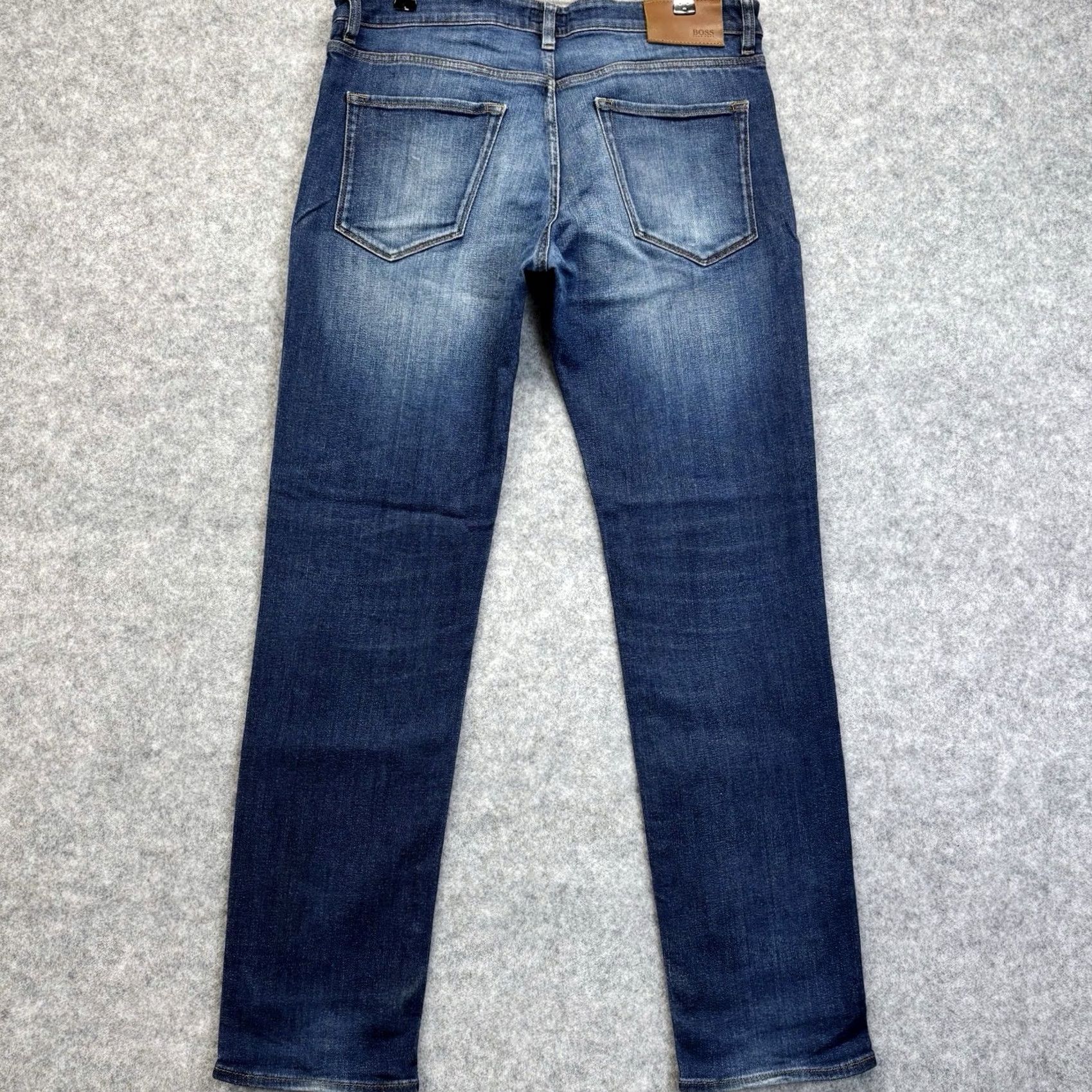 Hugo Boss HUGO BOSS Maine3 Stretch Jeans Blue W33 L32 Men’s Zip Fly 5-Pocket Denim Regular Vintage: No Size US 33 - 2 Thumbnail