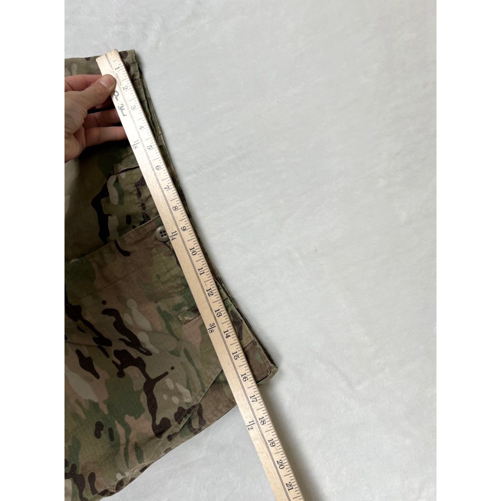 Vintage Insect Shield Army Combat Uniform Flame Resistant Cargo Pants Mens M Green Multicam OCP Camouflage Workwear Navy? Size US 31 - 3 Thumbnail