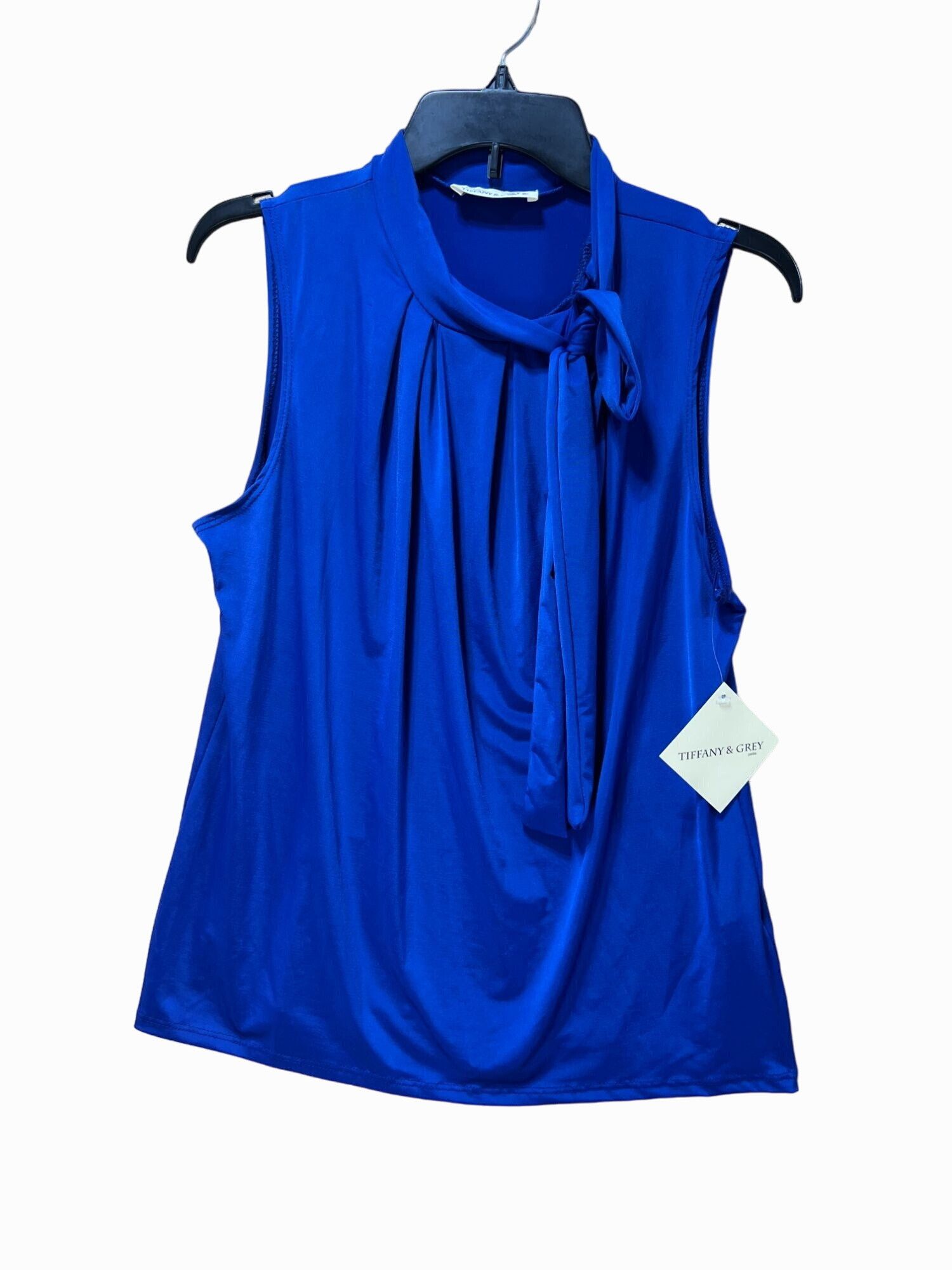 Other TIFFANY & GREY - Women's Sleeveless Loose Blouse - Blue - Pe Size XL / US 12-14 / IT 48-50 - 1 Thumbnail