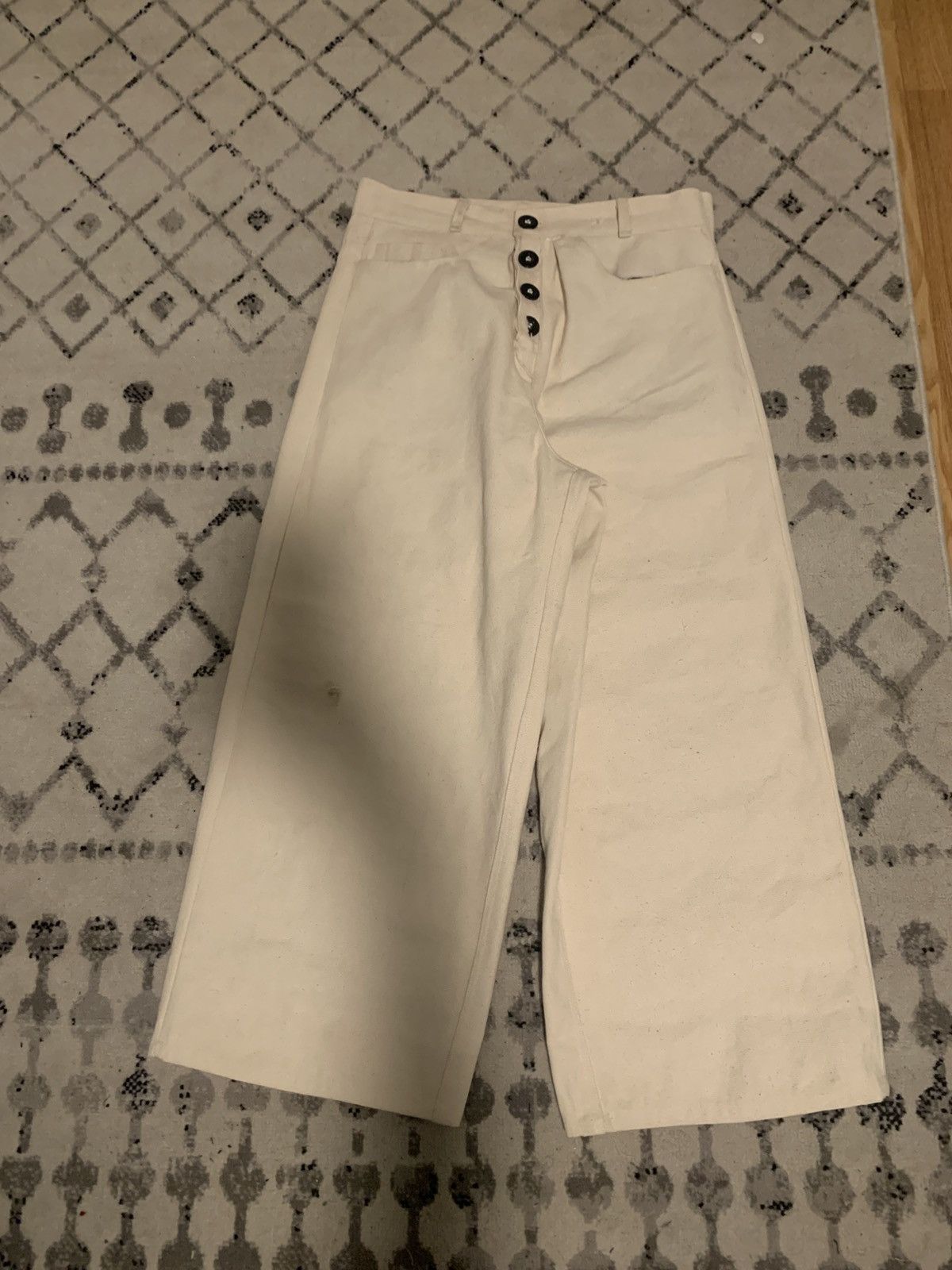 Japanese Brand 1/1 14Oz canvas pants Size US 32 / EU 48 - 1 Preview