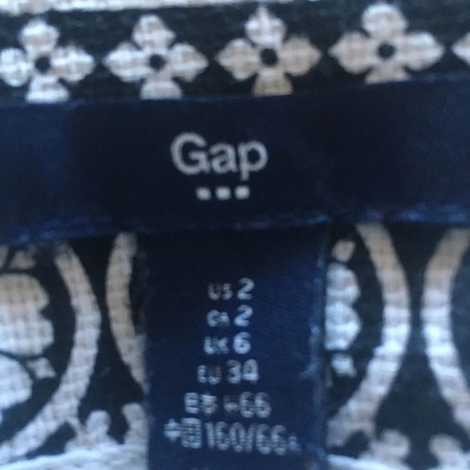 Gap Gap black and white shorts, size 2 Size 26" / US 2 / IT 38 - 5 Thumbnail
