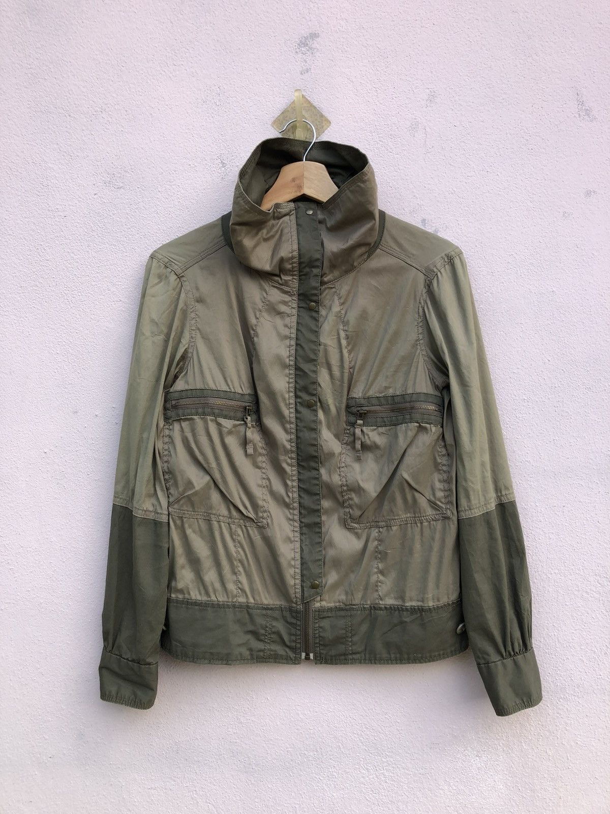 Issey Miyake 20020801PLST IM Two Tone Colour Military Style Jacket Size US S / EU 44-46 / 1 - 1 Thumbnail