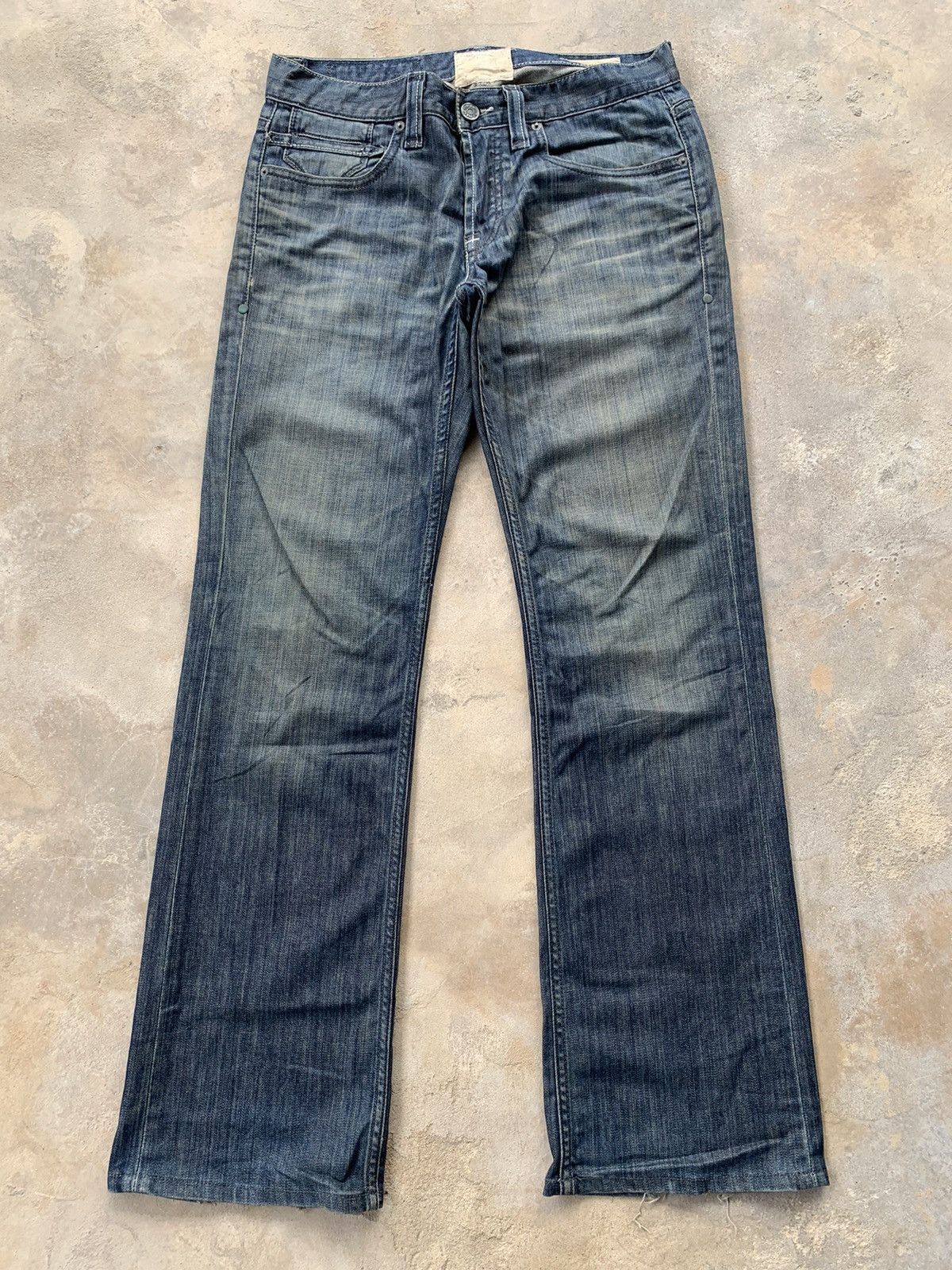 image of Taverniti So Jeans By Jimmy Taverniti Distressed Denim in Blue, Men's (Size 33)