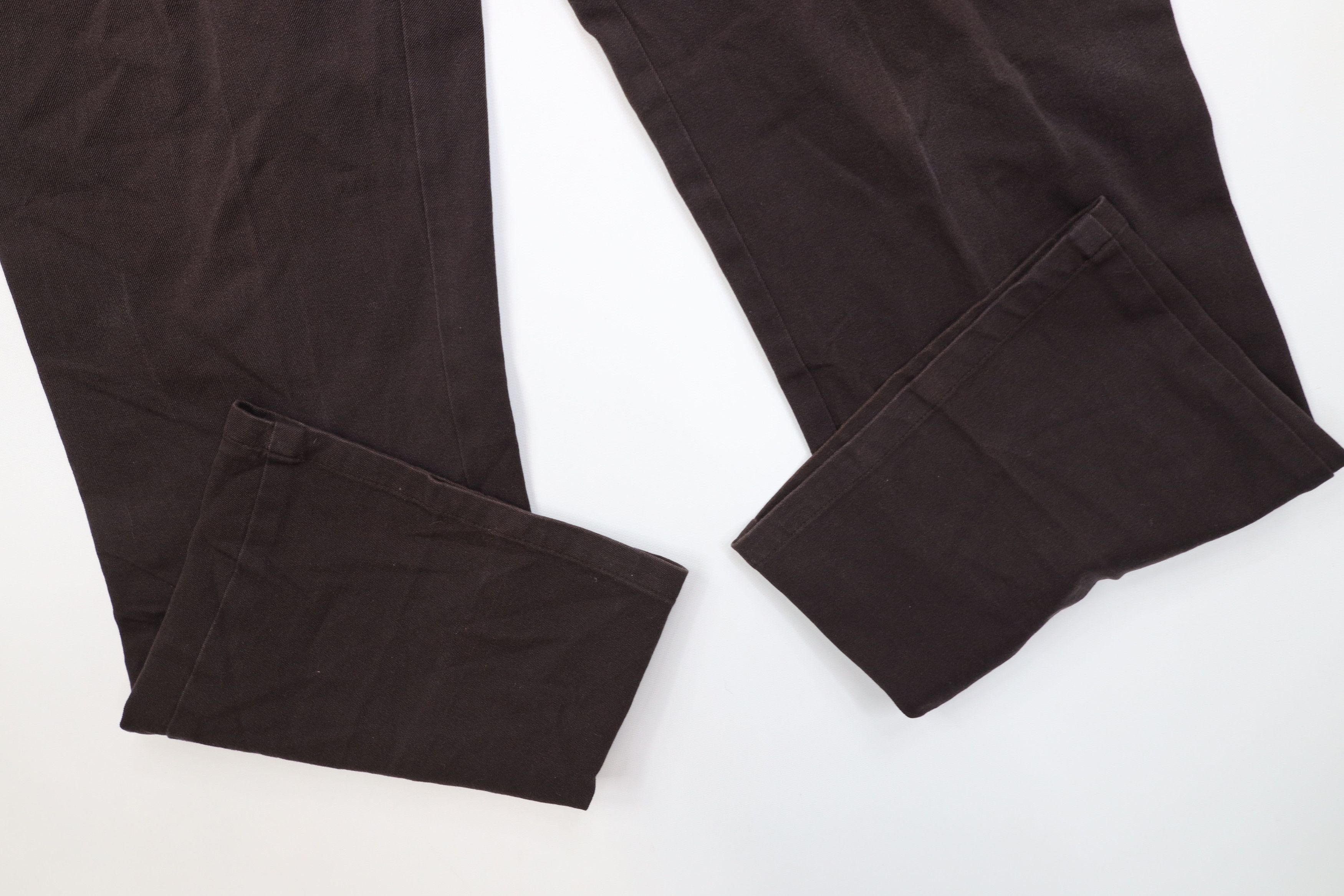Vintage Vintage 90s Y2K Streetwear Flared Wide Leg Pants Brown Size 32" / US 10 / IT 46 - 5 Thumbnail