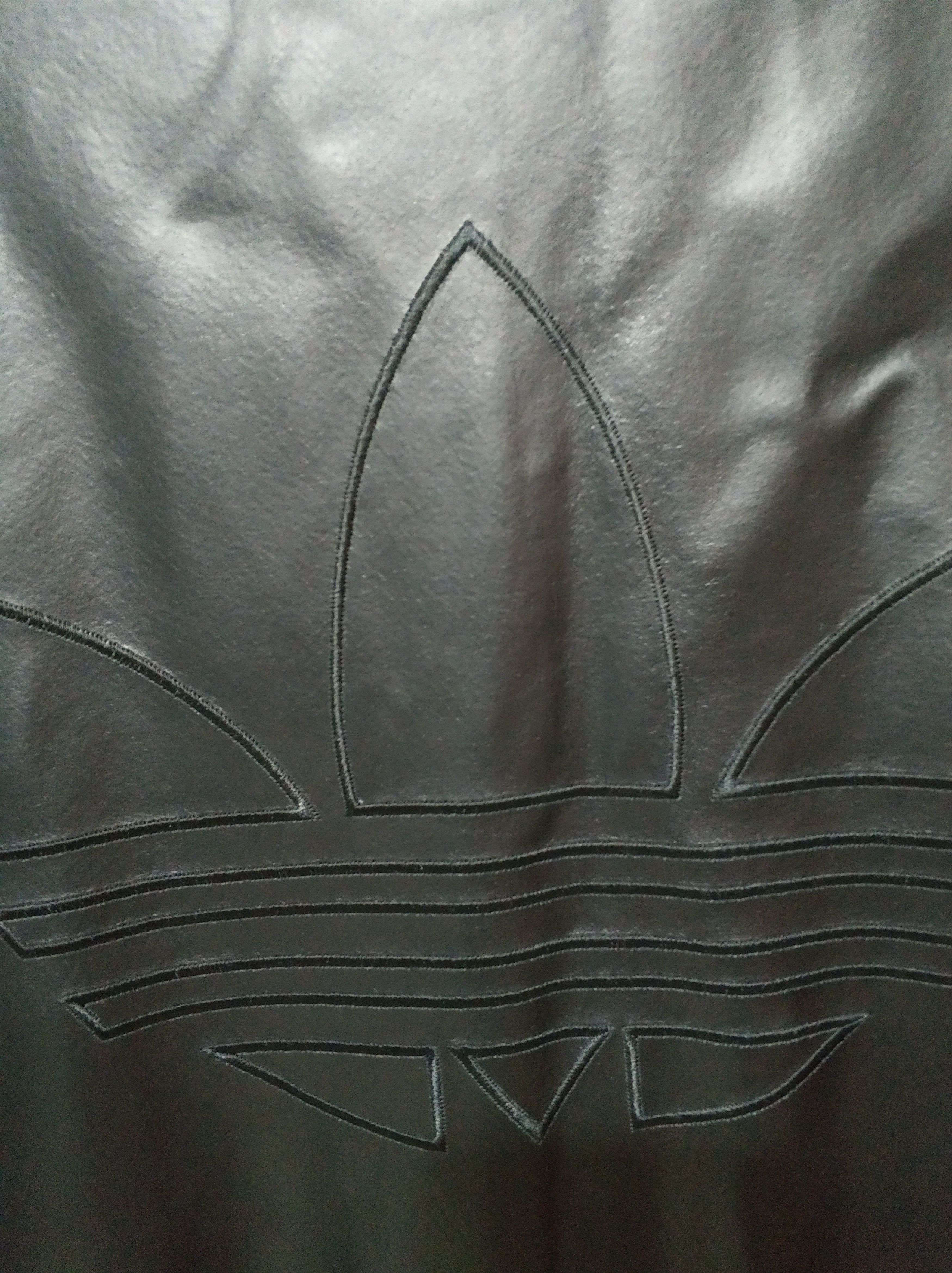 Adidas adidas Leather A15 3XL/4XL Gold Trefoil Vintage Jacket Size US XXL / EU 58 / 5 - 11 Thumbnail