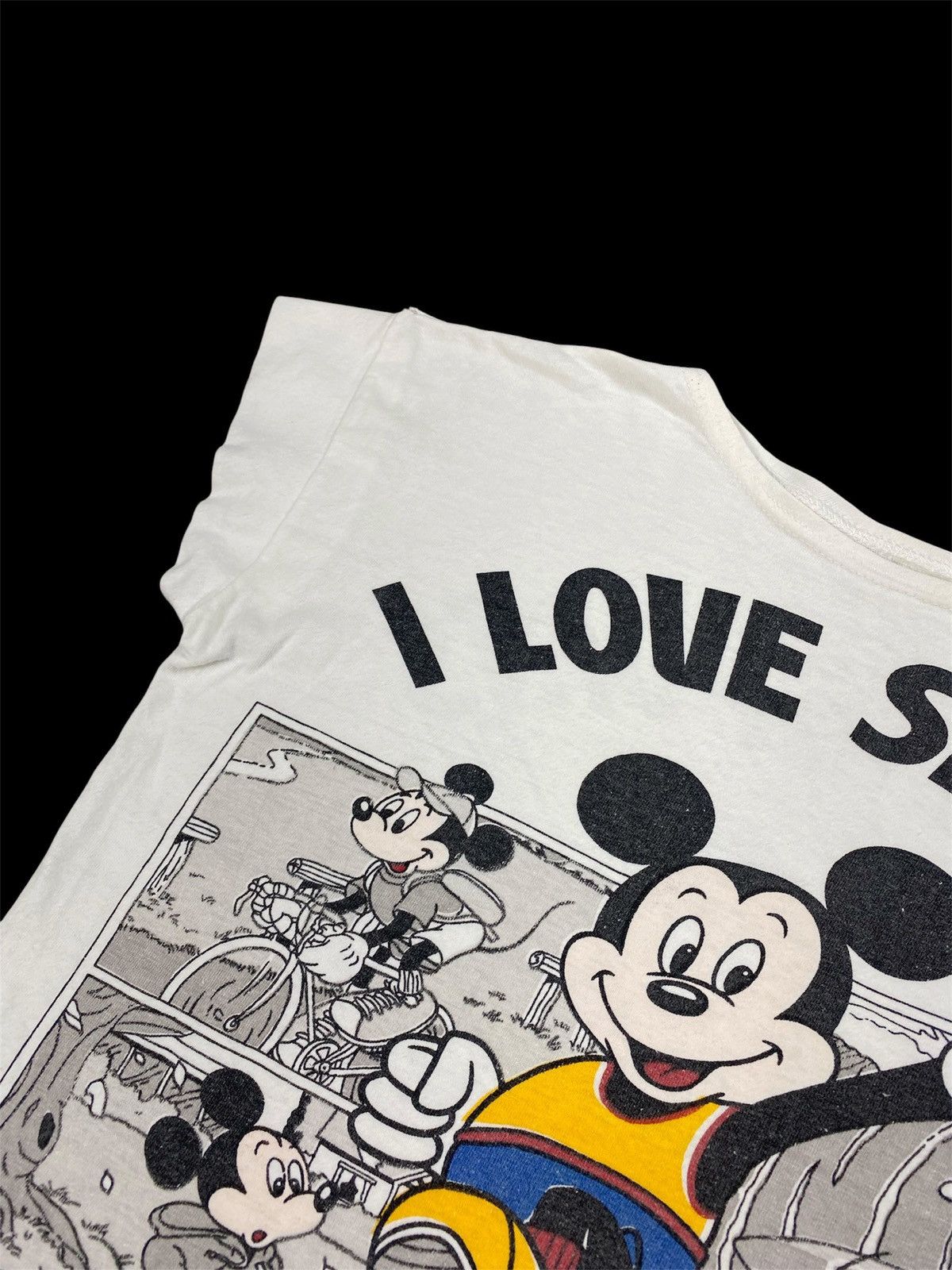 Vintage Vintage Mickey Mouse I Love Sports Sleeveless T-Shirt Size US XS / EU 42 / 0 - 4 Thumbnail