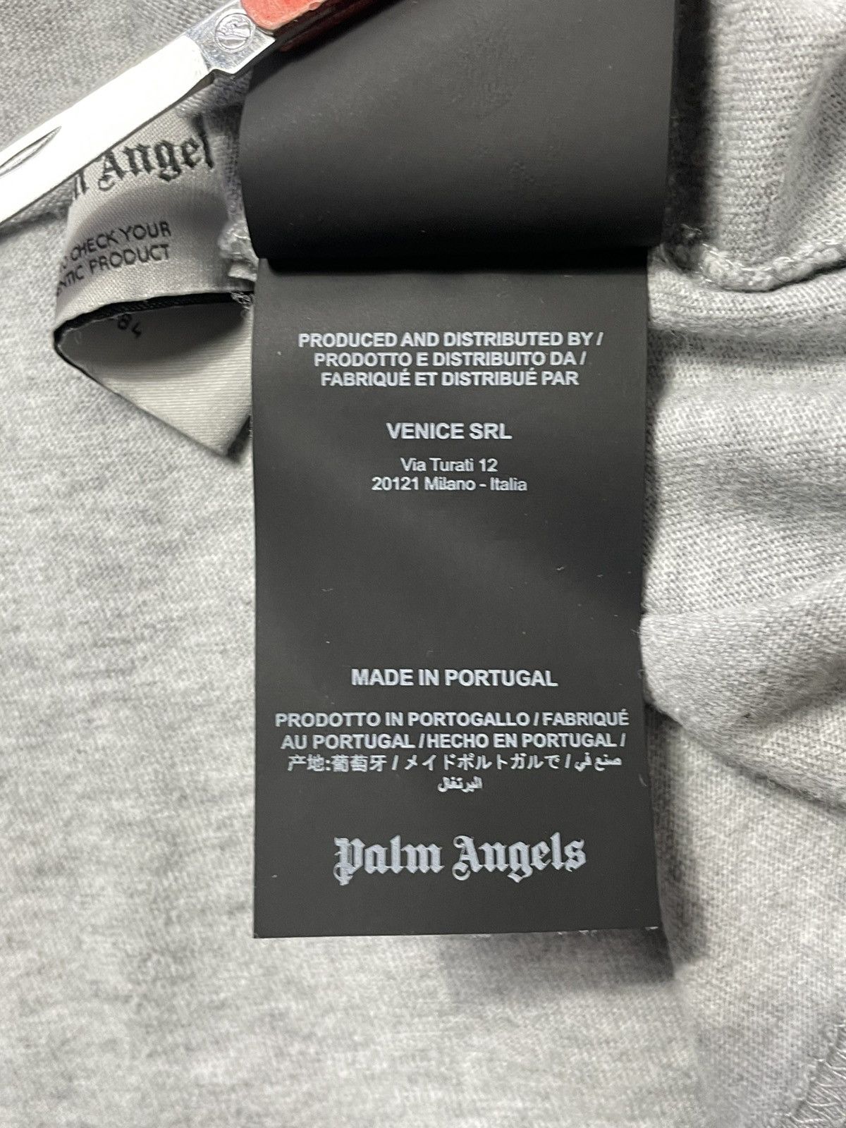 Palm Angels Palm Angels Small Classic Logo Grey Tee T Shirt XL Size US XL / EU 56 / 4 - 8 Thumbnail