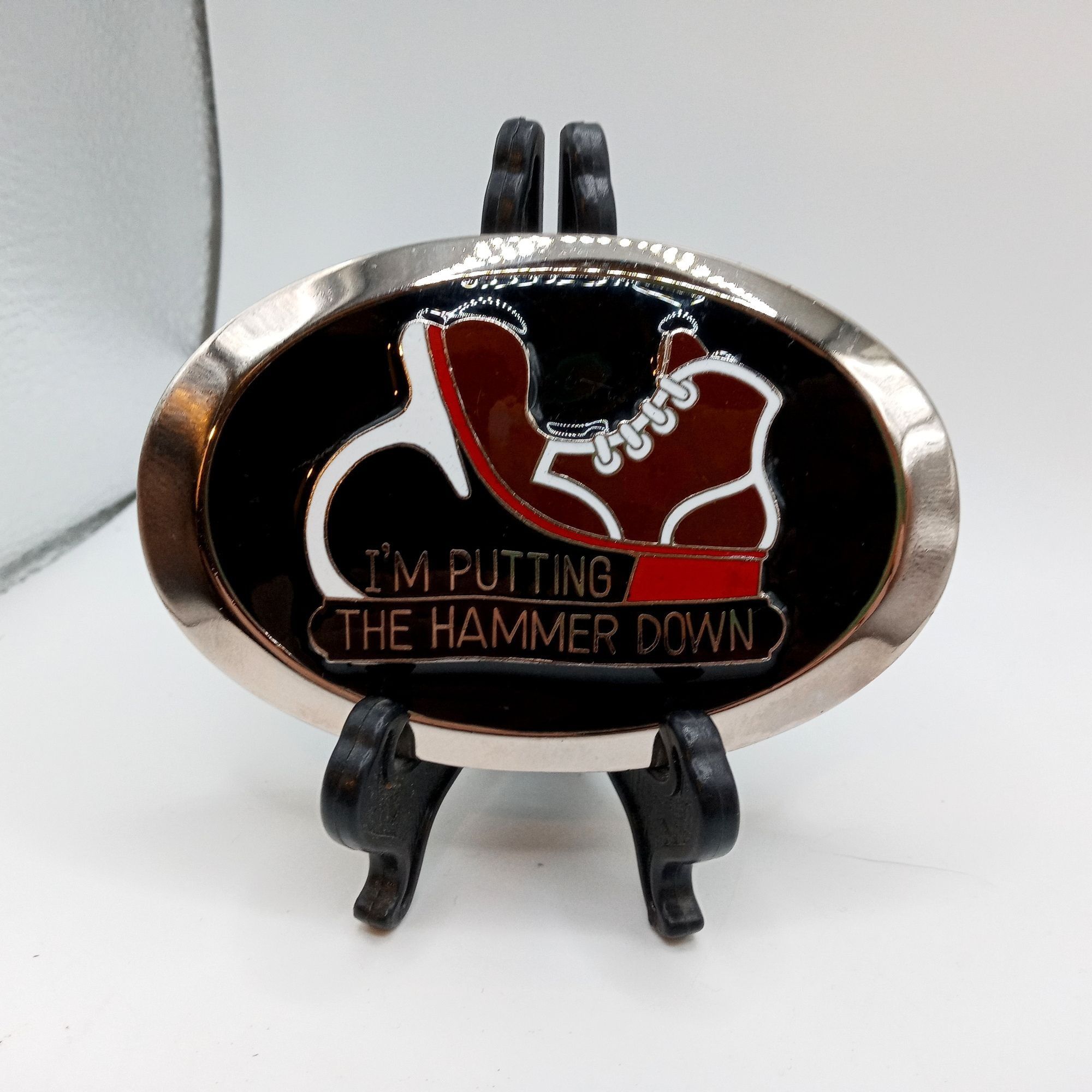 Other Putting The Hammer Down Belt Buckle Vintage Trucker Western Size ONE SIZE - 8 Thumbnail