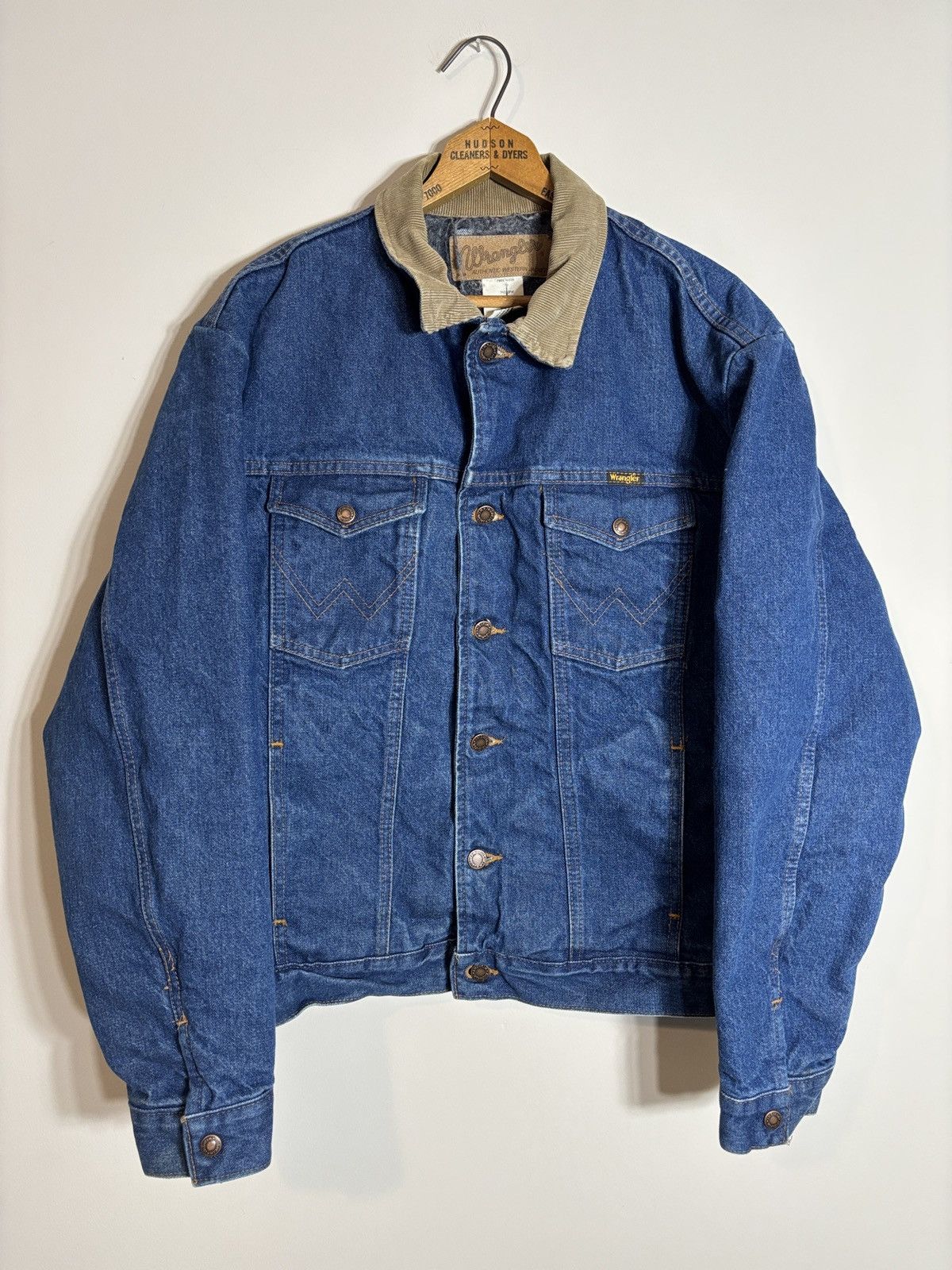 Wrangler Vtg Wrangler Western Blanket Lined Denim Jacket Size 44 USA Size US L / EU 52-54 / 3 - 1 Thumbnail