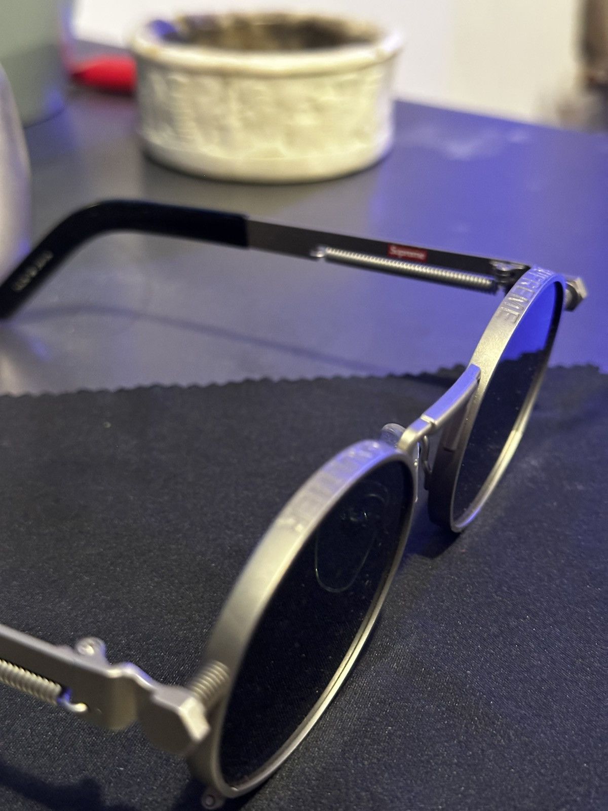 Jean Paul Gaultier × Supreme Round 'The 56-8171' Sunglasses Size ONE SIZE - 6 Thumbnail