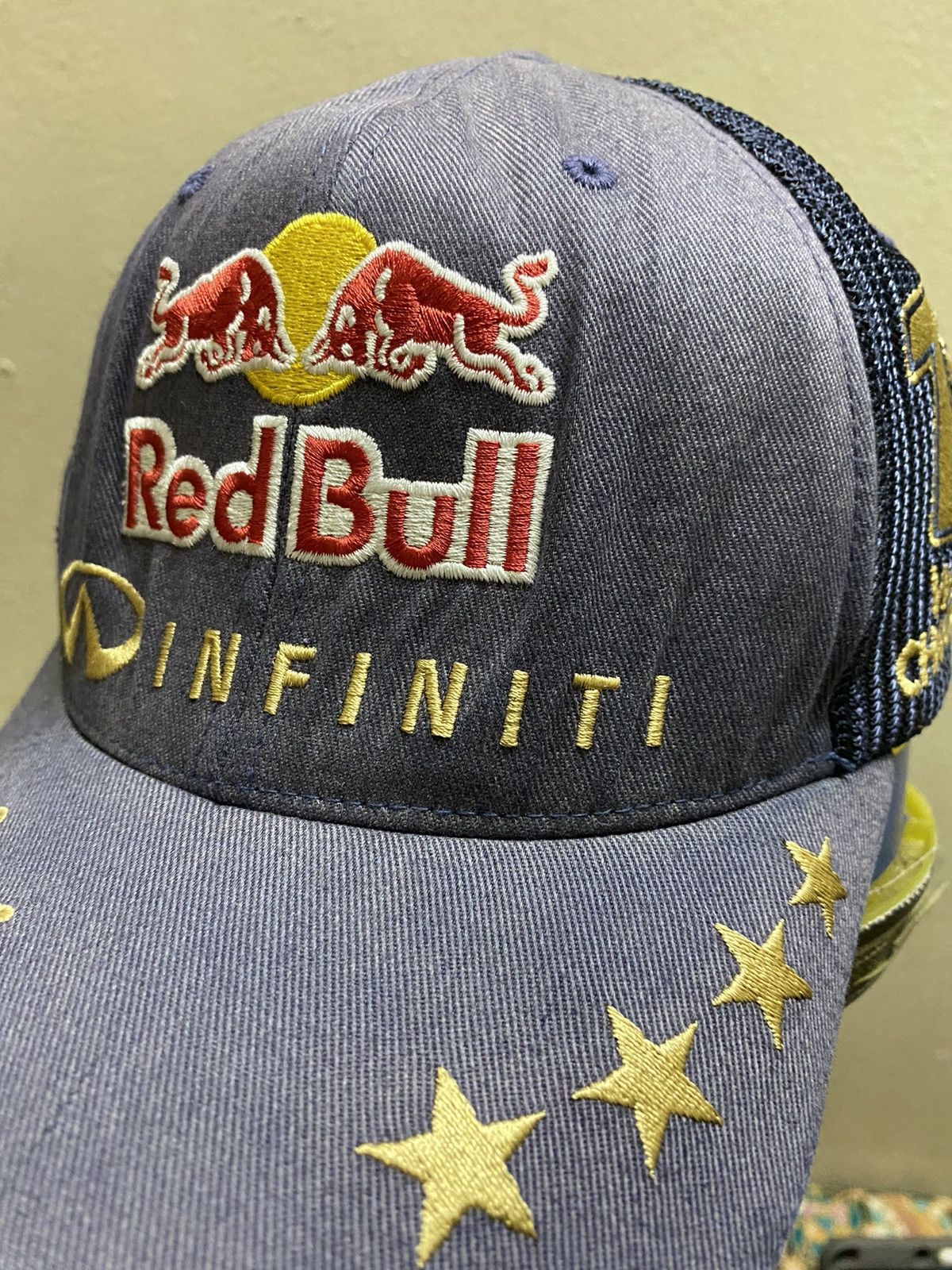 Red Bull Vintage Y2K Red Bull Infinity Racing Fitted Cao Size ONE SIZE - 2 Thumbnail