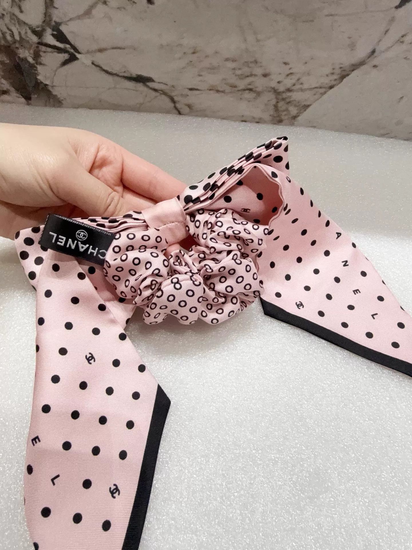 Chanel Chanel Bow Hair Tie - Lightly Used Size ONE SIZE - 4 Thumbnail