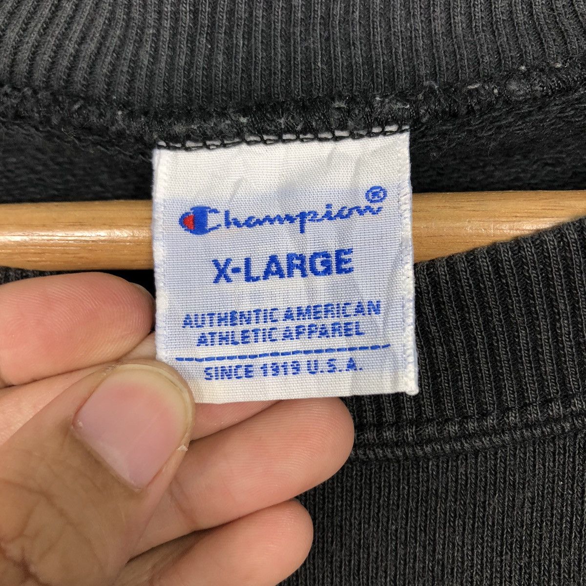 Japanese Brand × Vintage 📌Vintage Crewneck Sweatshirt Champion Long Sleeve Size US XL / EU 56 / 4 - 14 Thumbnail